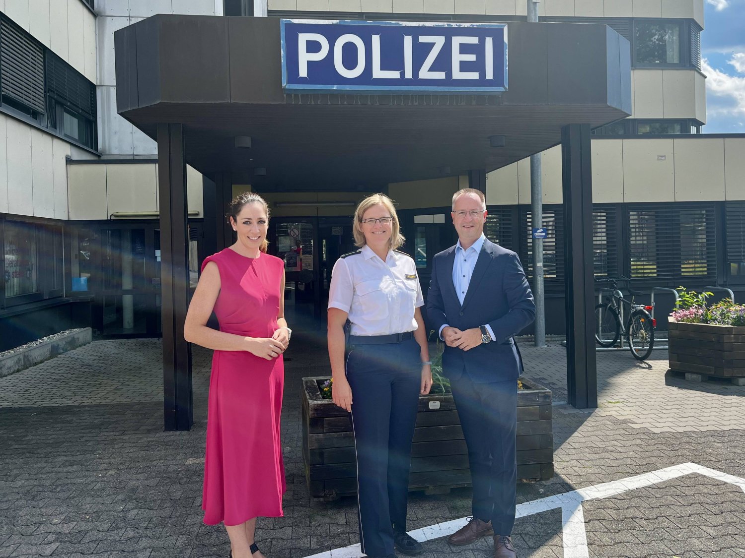 „Es war ein sehr angenehmes, erfrischendes und zuversichtliches Gespräch mit der neuen Leiterin der Polizeidirektion Main-Kinzig, Ute Jacobs.