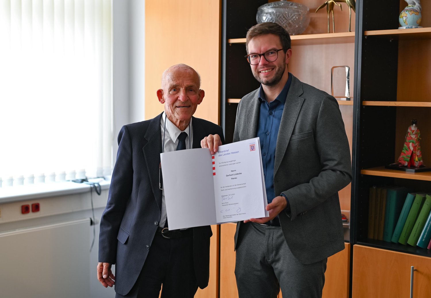 Gerhard Lüdecke ist mit dem Landesehrenbrief ausgezeichnet worden.