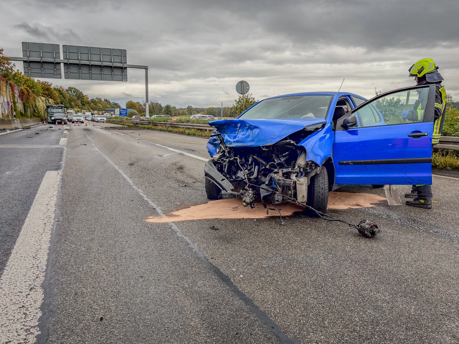 Schwerer Unfall auf der A66