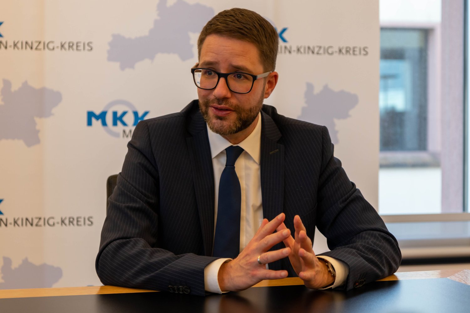 Landrat Thorsten Stolz (SPD).