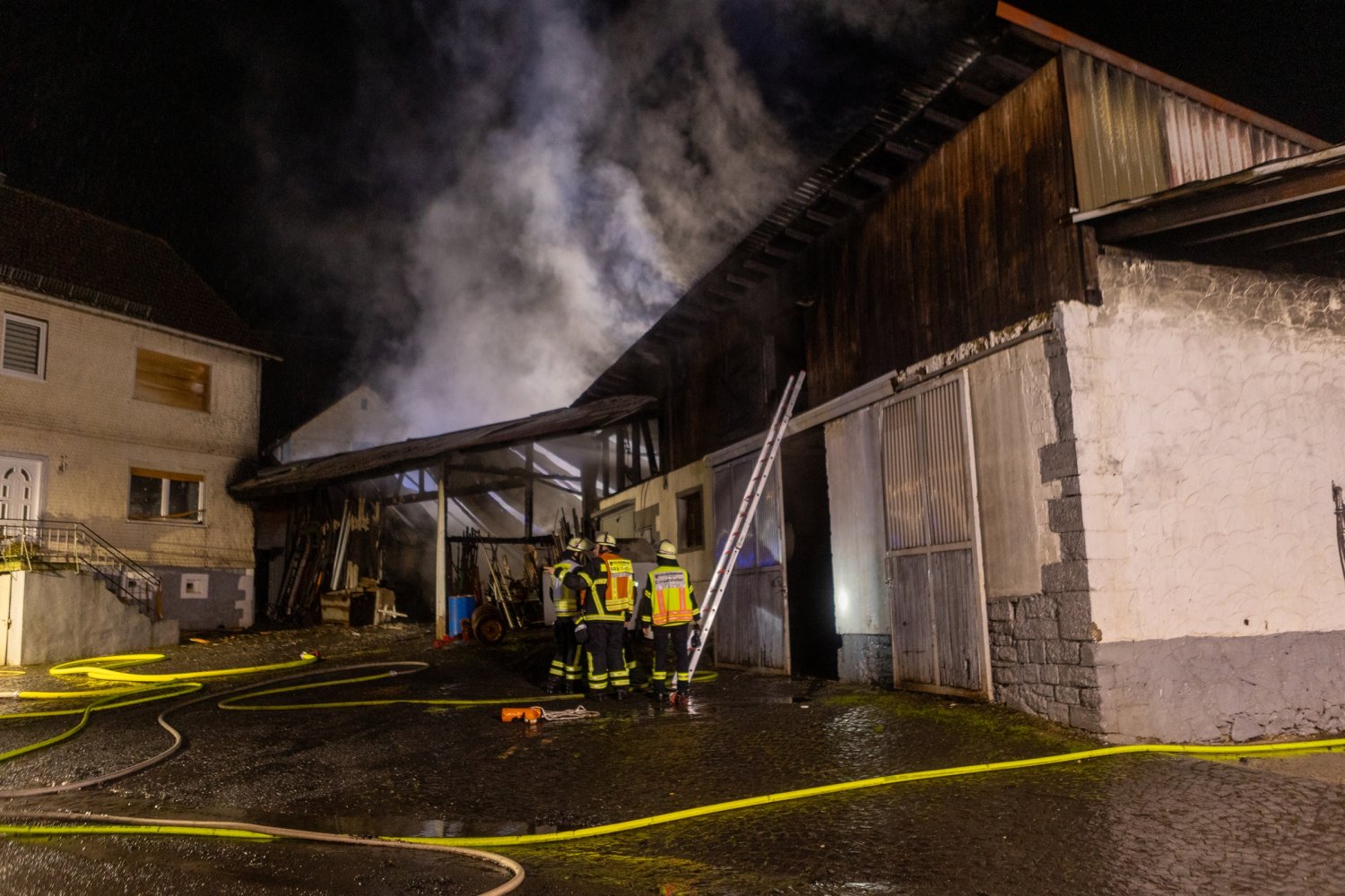 Großbrand in Brachttal