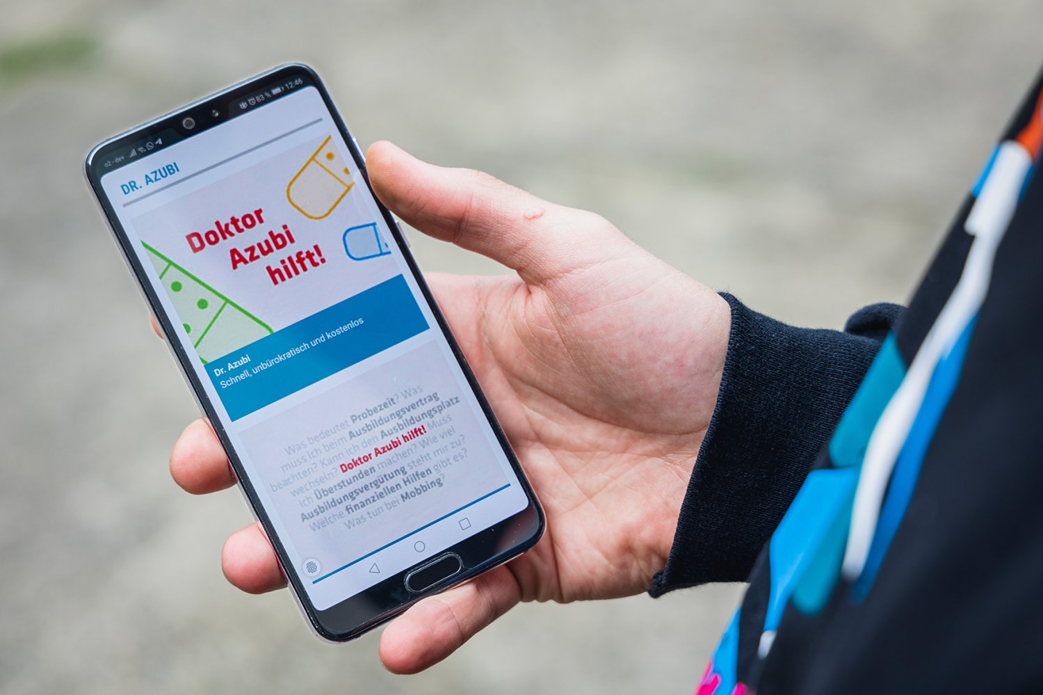 Online-Sprechstunde: Unter www.dr-azubi.de bekommen Berufsanfänger eine individuelle Beratung zu Fragen rund um die Ausbildung.