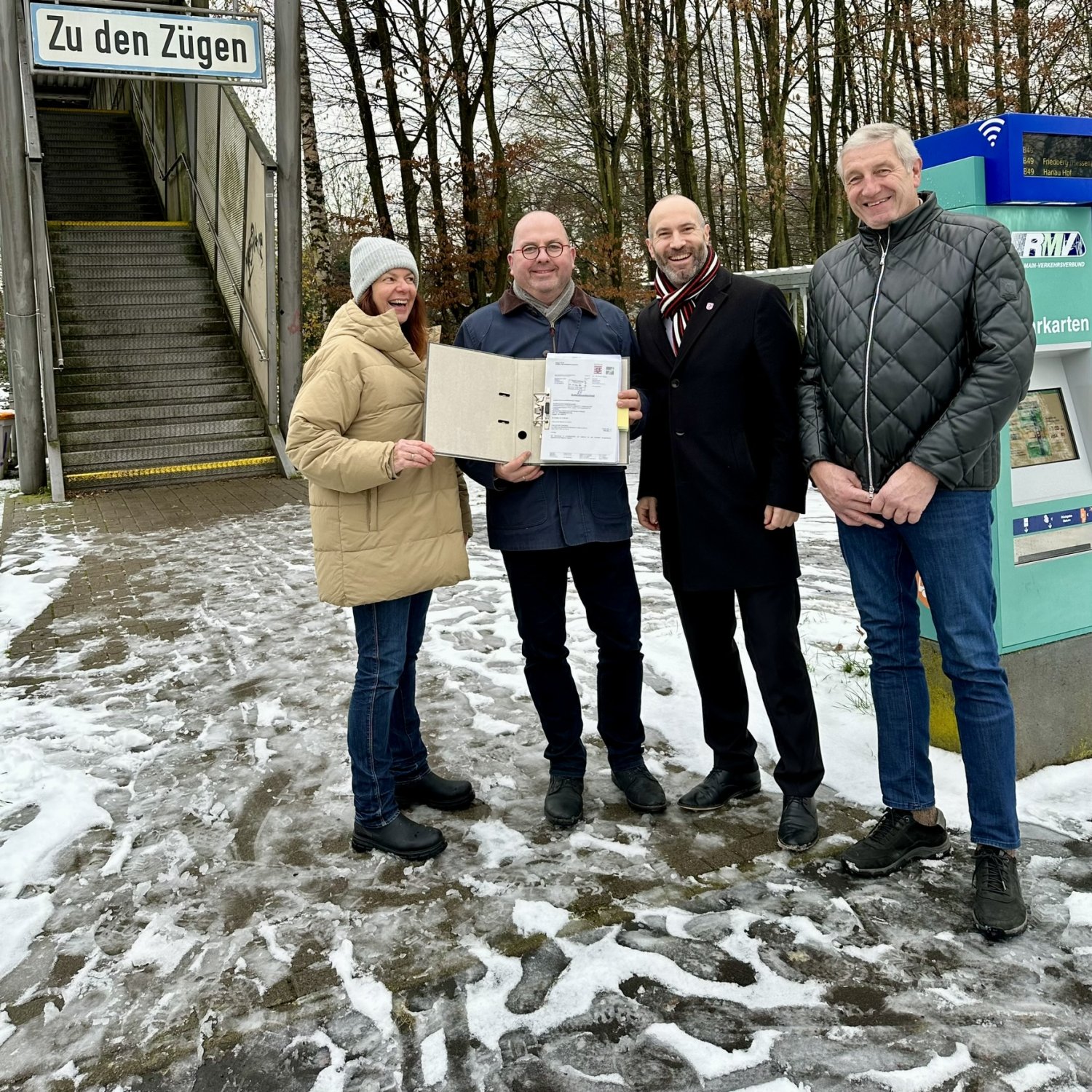 Der entscheidende Schritt zum Umbau des Bahnhofgeländes in Nidderau Ostheim ist getan.