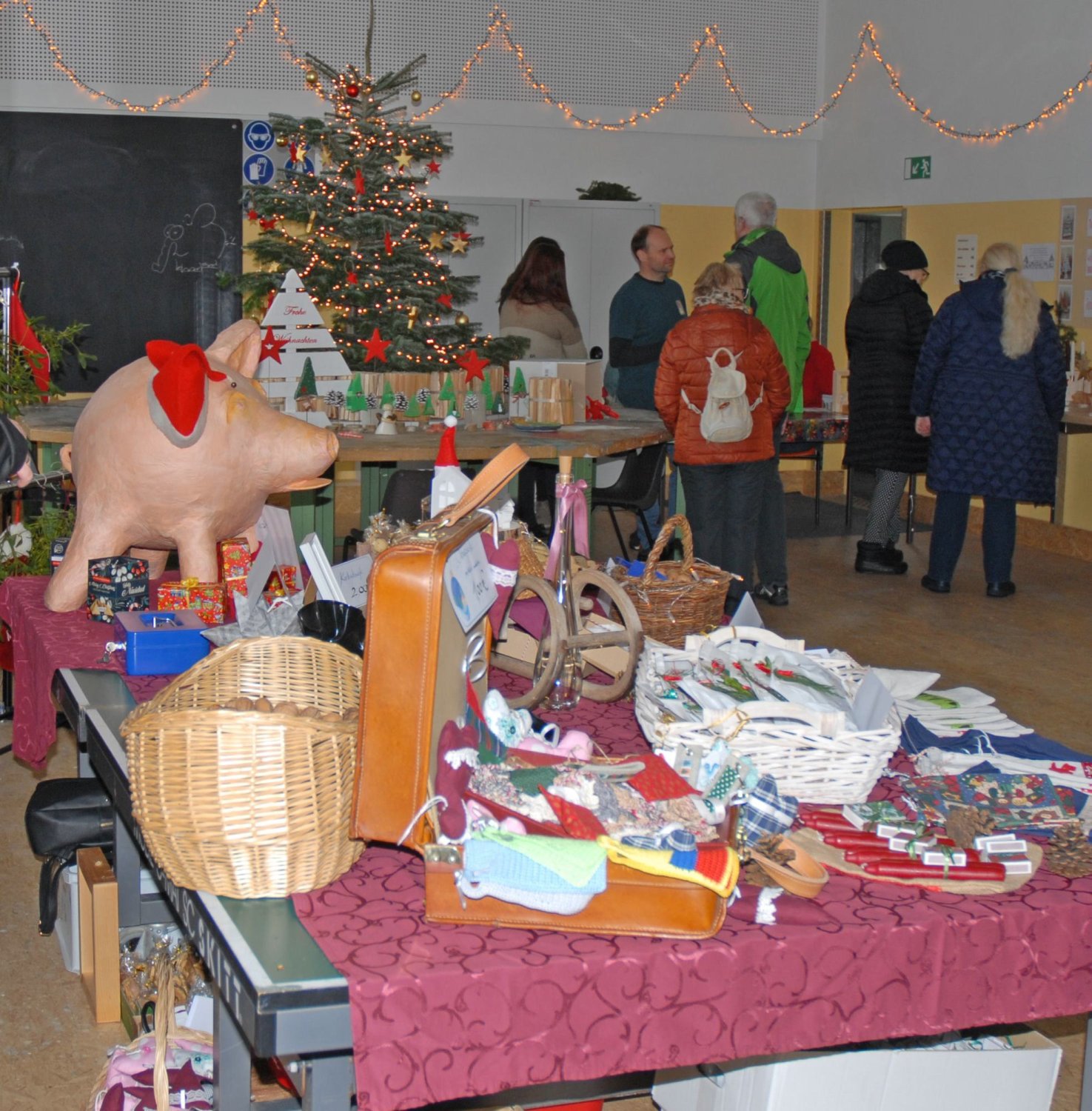 Wieder ein Weihnachtsmarkt bei Don Bosco in Sannerz.