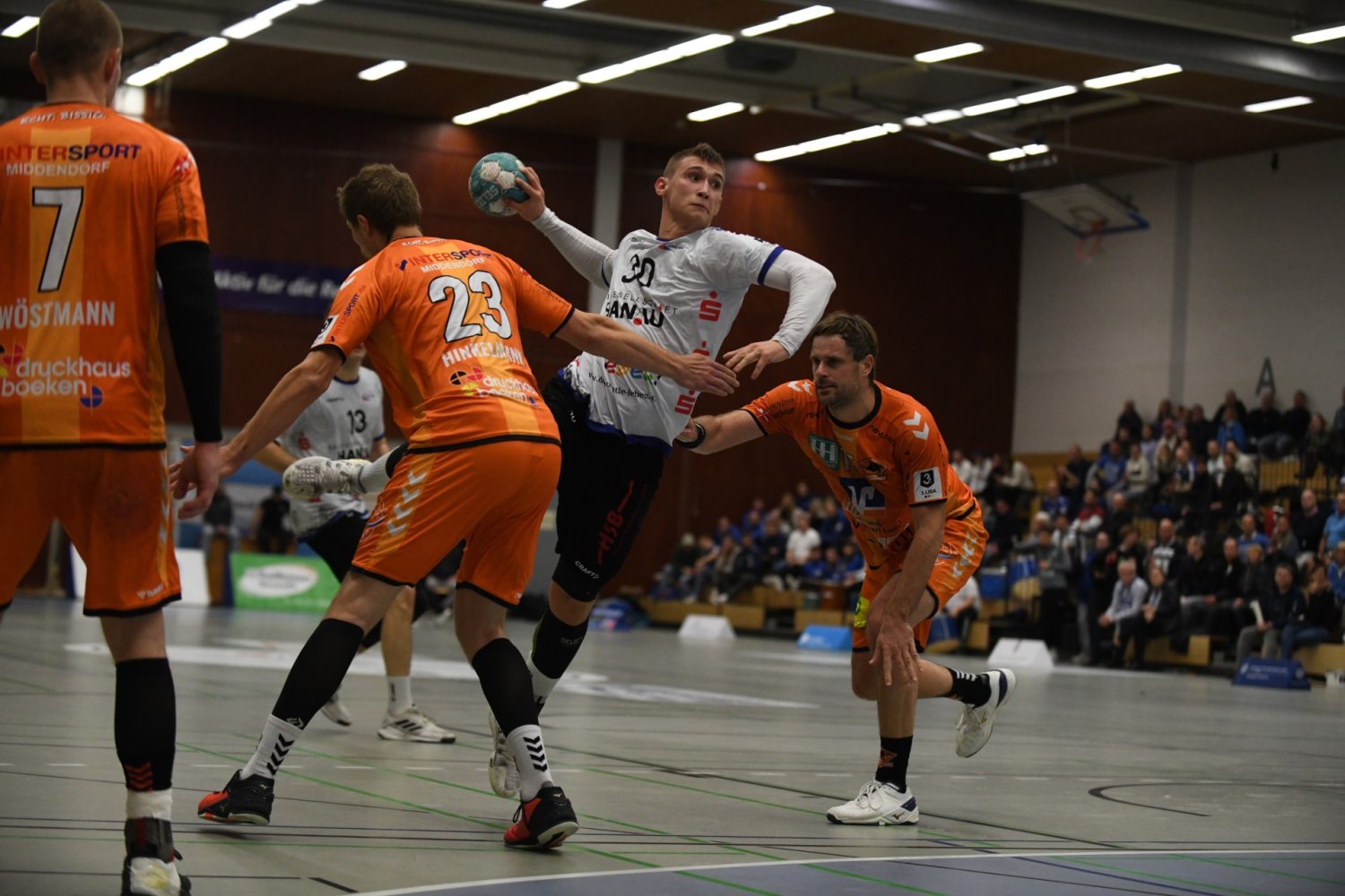Die HSG Hanau beim Auswärtsspiel gegen Dansenberg