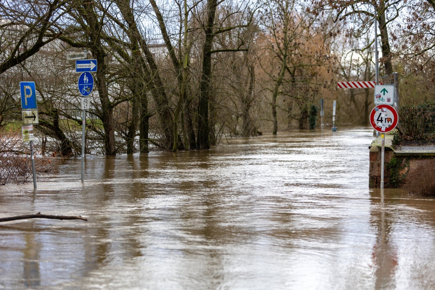 Das Hochwasser in Gelnhausen