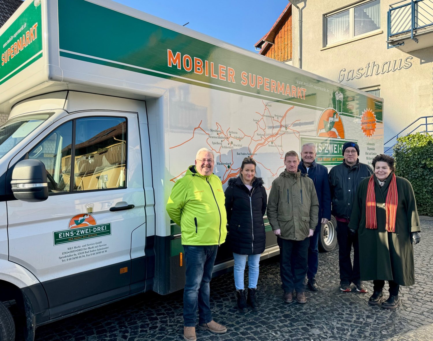 Ab sofort bringt der mobile 1-2-3-Einkaufsmarkt frische Vielfalt direkt vor die Haustür
