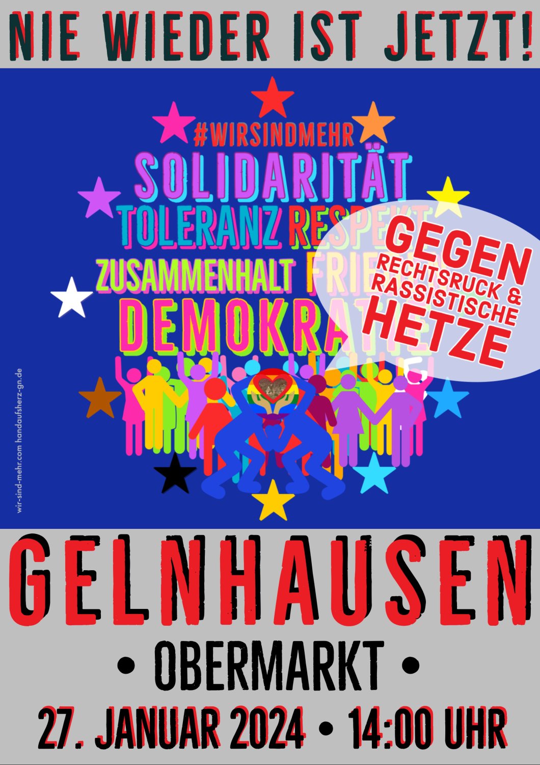Jetzt gilt es, unsere Demokratie zu verteidigen, auch in Gelnhausen...