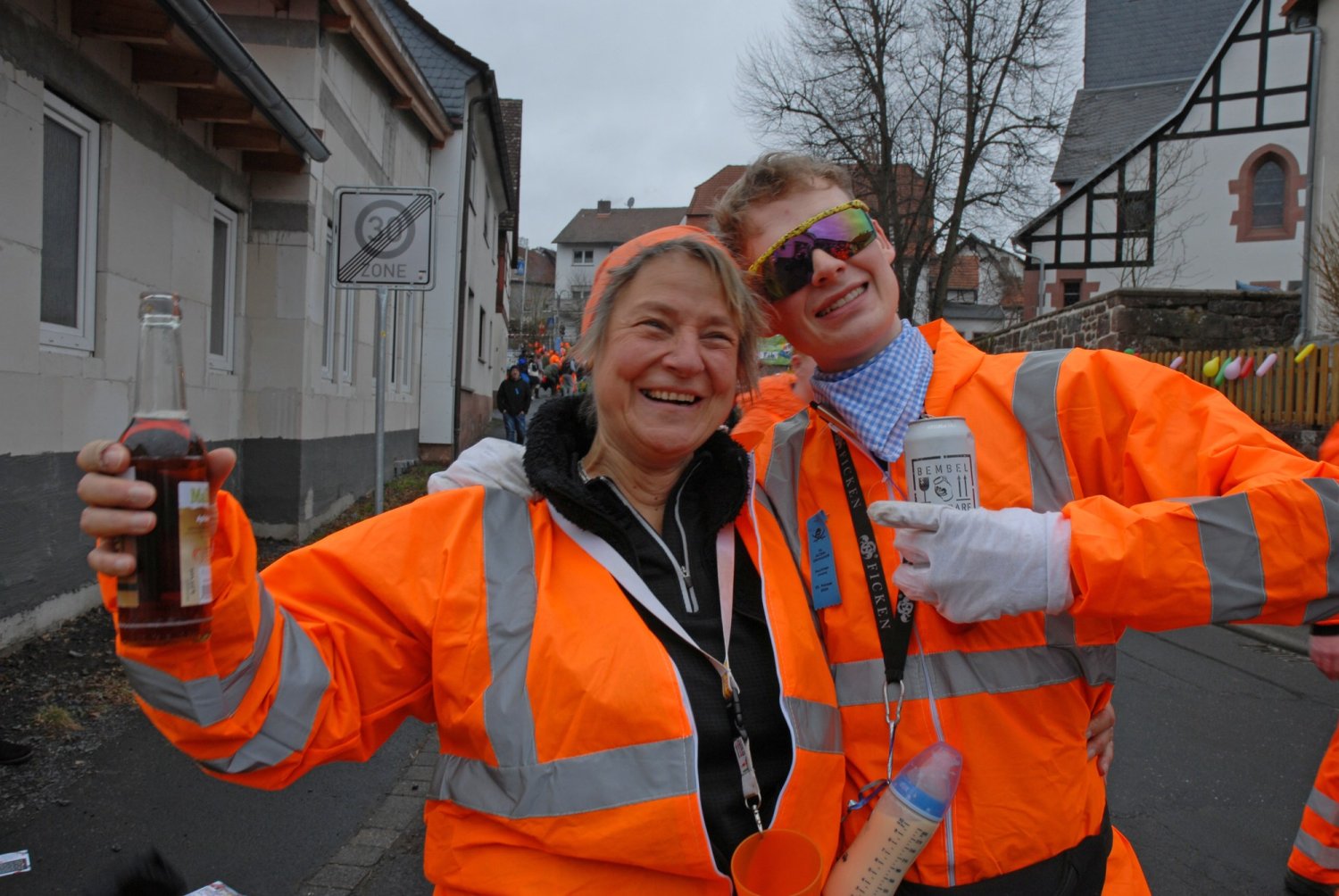 Tolle Stimmung beim 10. Altengronauer Faschingszug.