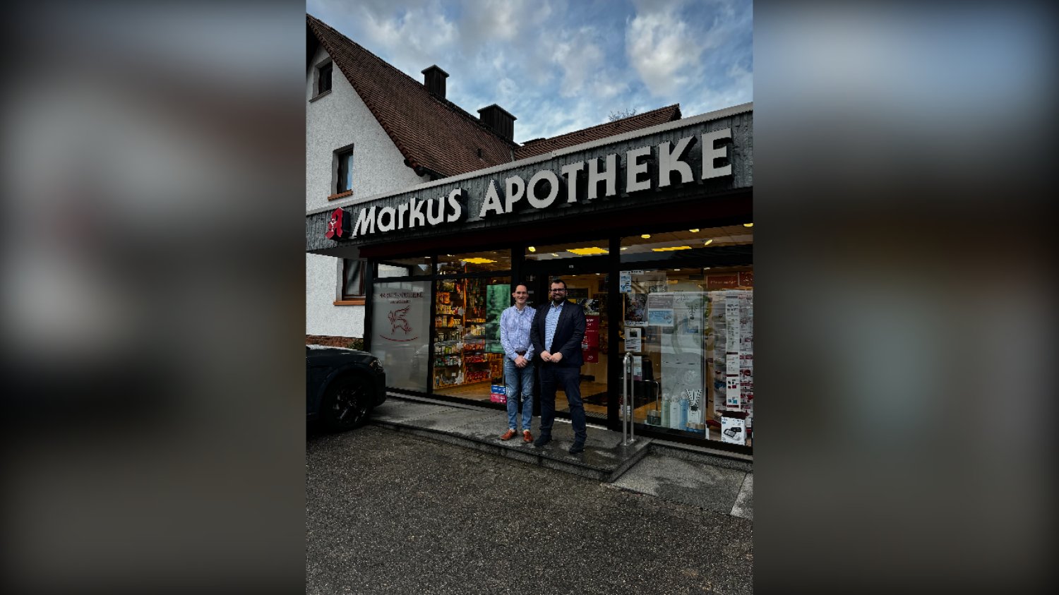 Waldemar Gogel trifft Apotheker Jochen Schmitt