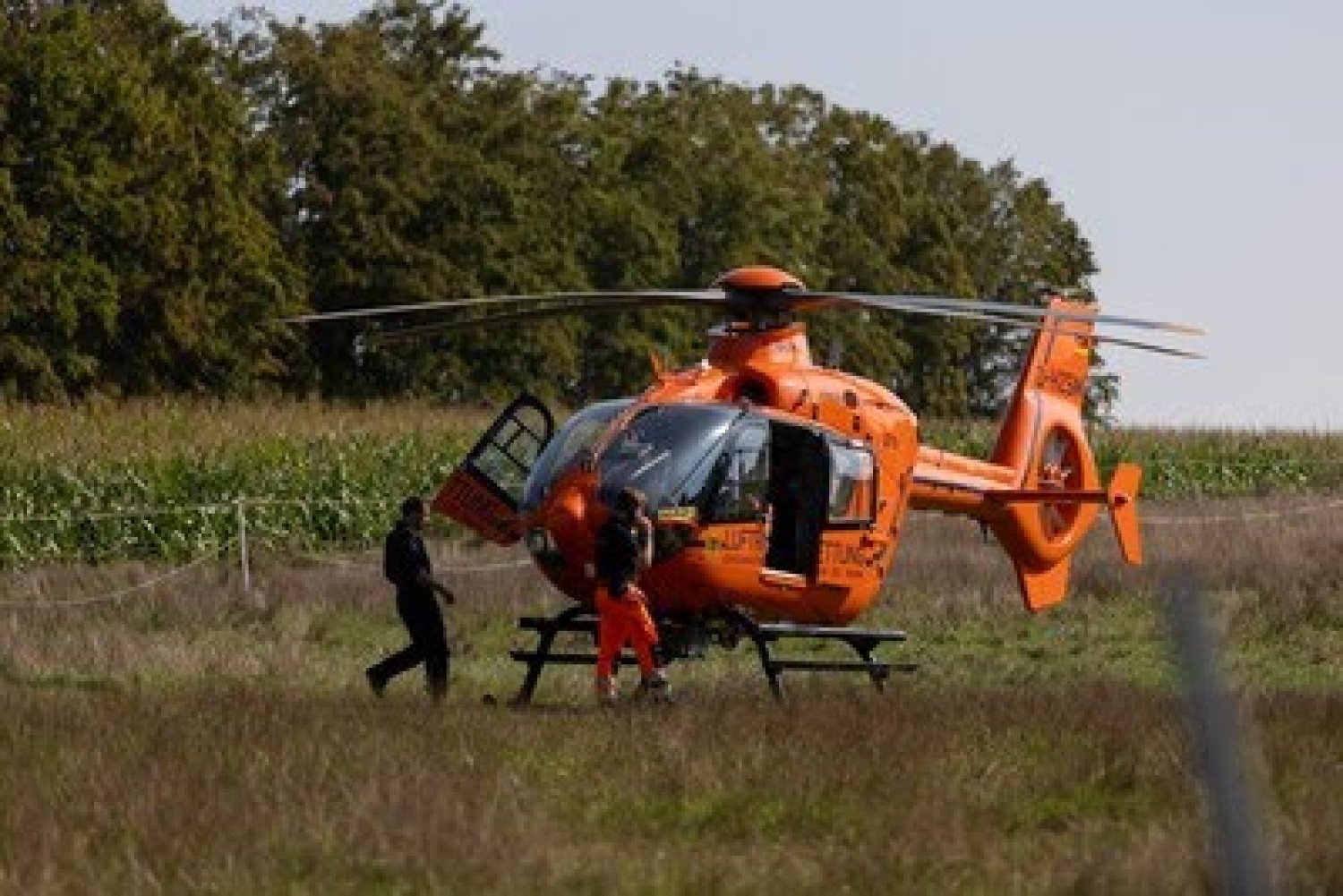 Rettungshubschrauber im Einsatz