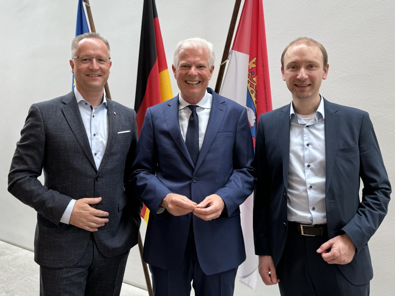 v.l.n.r.: Heiko Kasseckert, Frank Richter und Max Schad