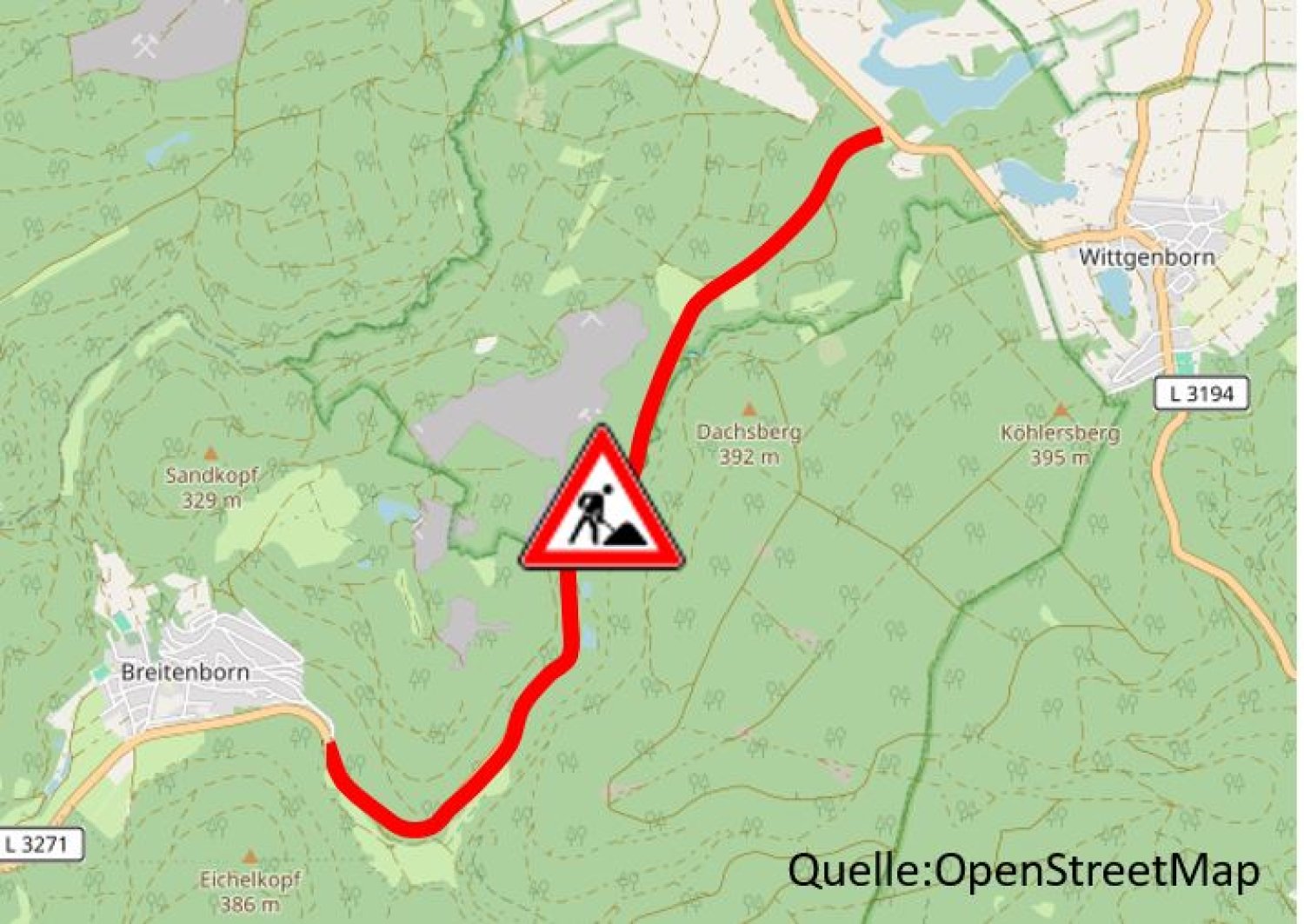Hessen Mobil bittet die Verkehrsteilnehmer sich auf die geänderte Verkehrsführung entsprechend einzustellen.