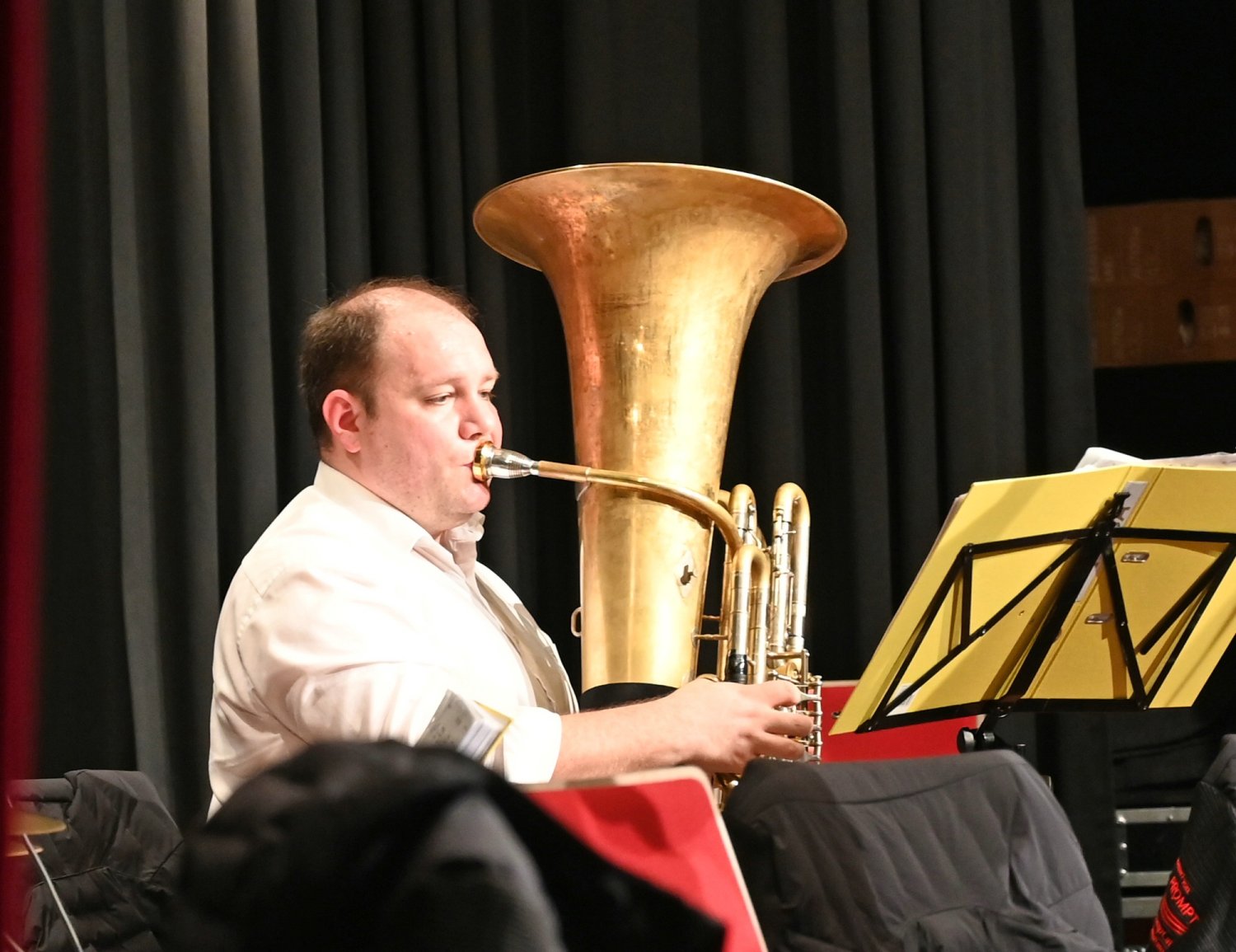Eine kleine dorfMusik spielte in Schlüchtern