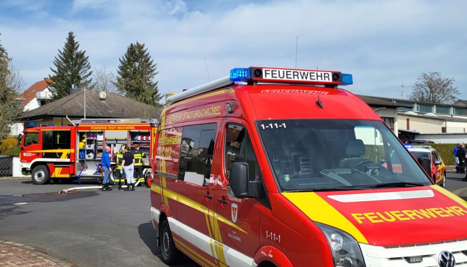 Brand in Einfamilienhaus in Bruchköbel