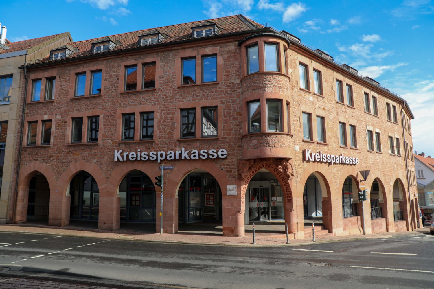 Die Kreissparkasse in Gelnhausen