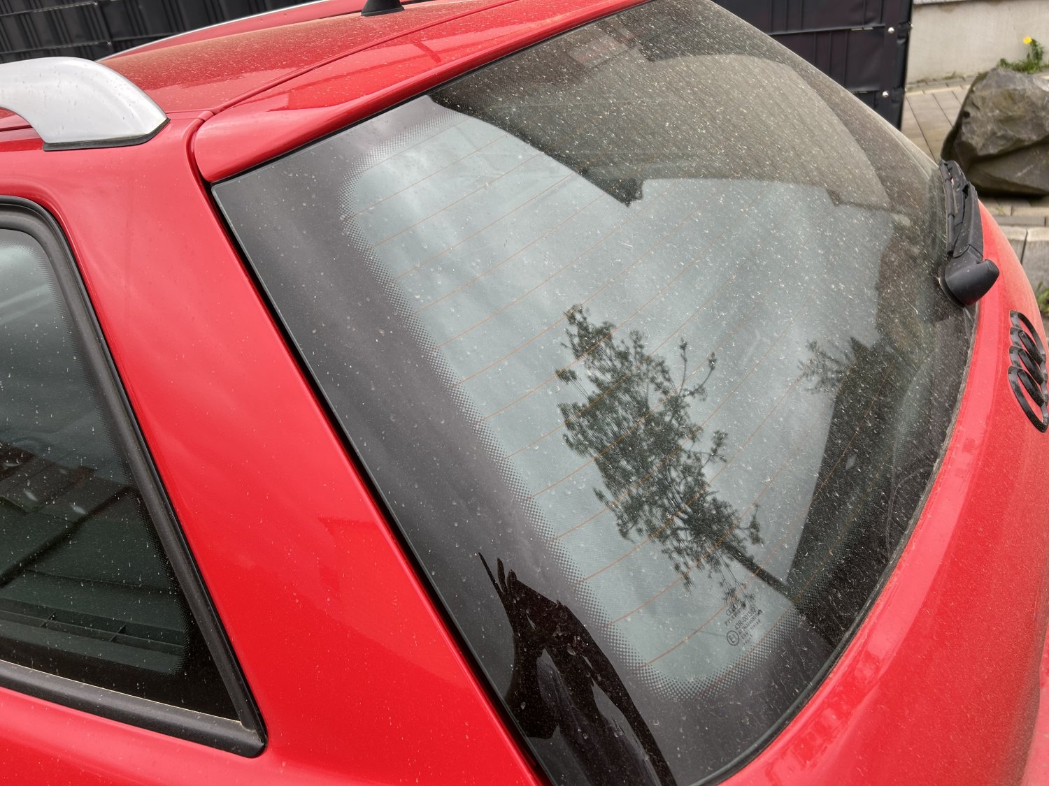 Einfach nicht schön und lästig zugleich.