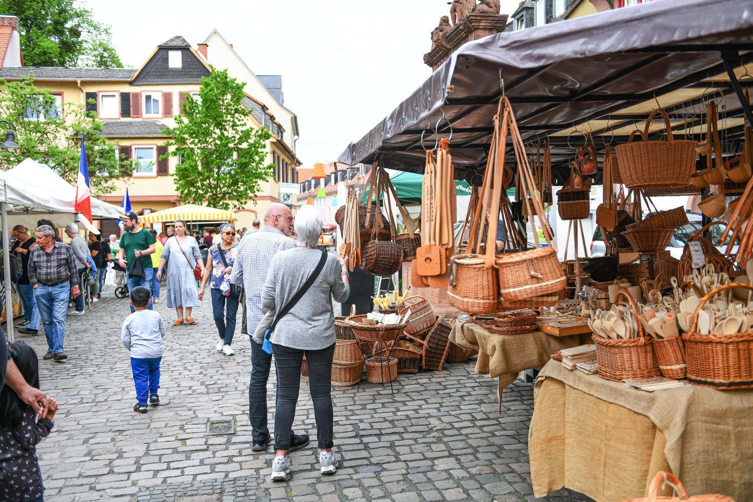 Der Bauern- und Schlemmermarkt in Hanau.