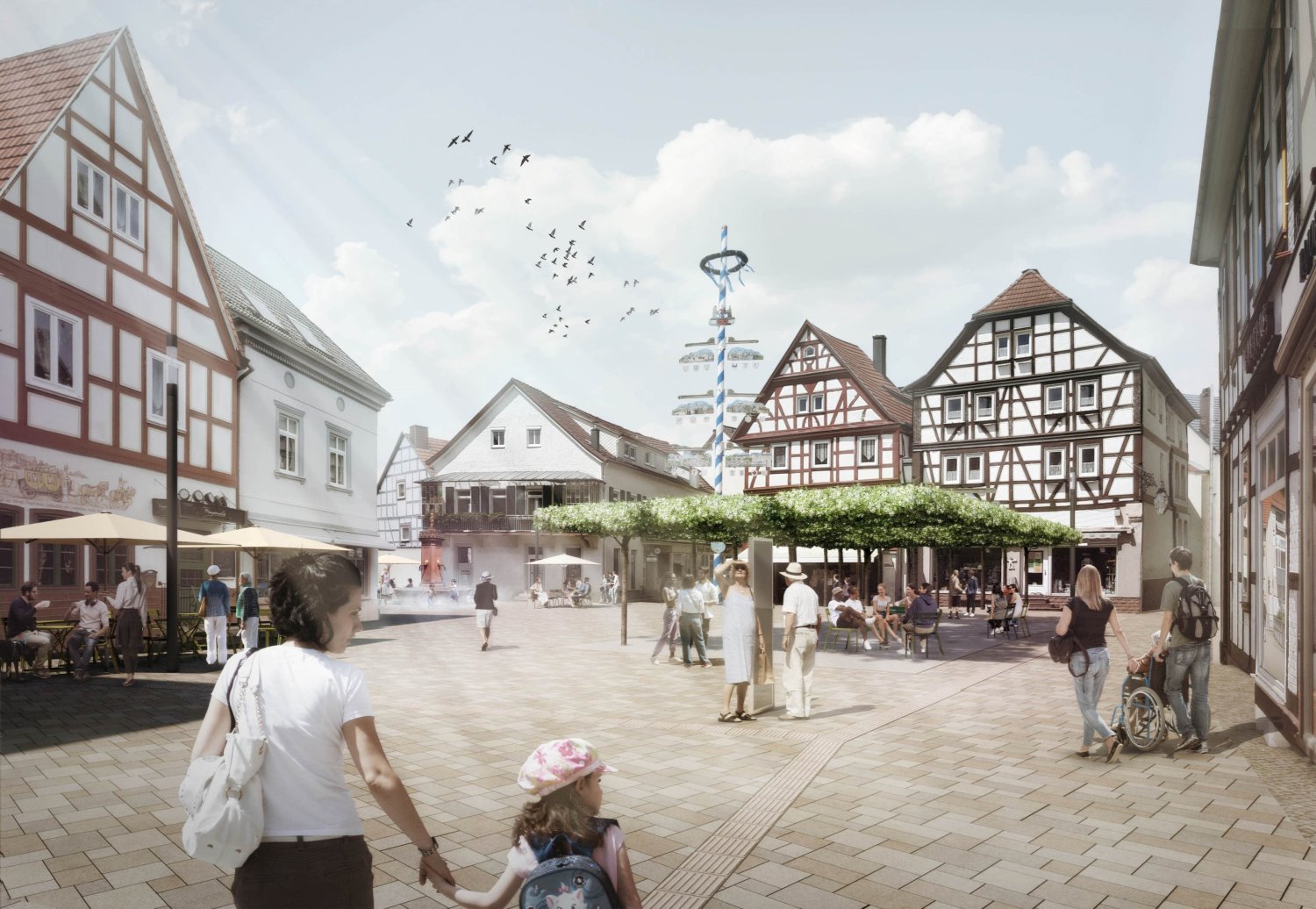 Am 27. Mai 2024 findet die Kick Off Veranstaltung am Marktplatz zur Neugestaltung der Innenstadt und zum Start der kommenden Baumaßnahme statt.