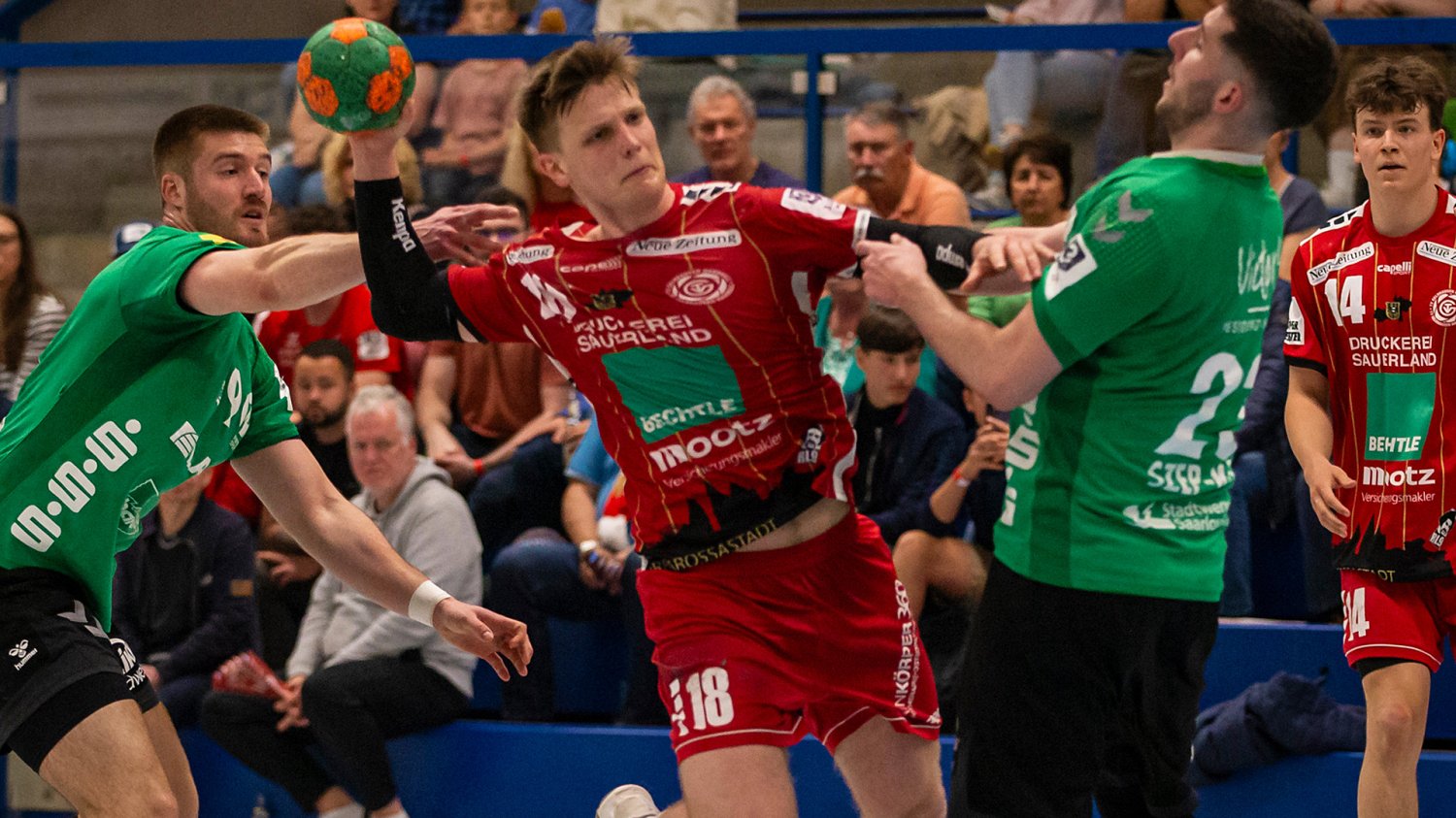 Vor 550 Zuschauern zeigte der TV Gelnhausen am Samstagabend am 30. Spieltag in der 3. Handball-Liga Süd-West gegen den Tabellenvierten HG Saarlouis einen couragierten Auftritt.