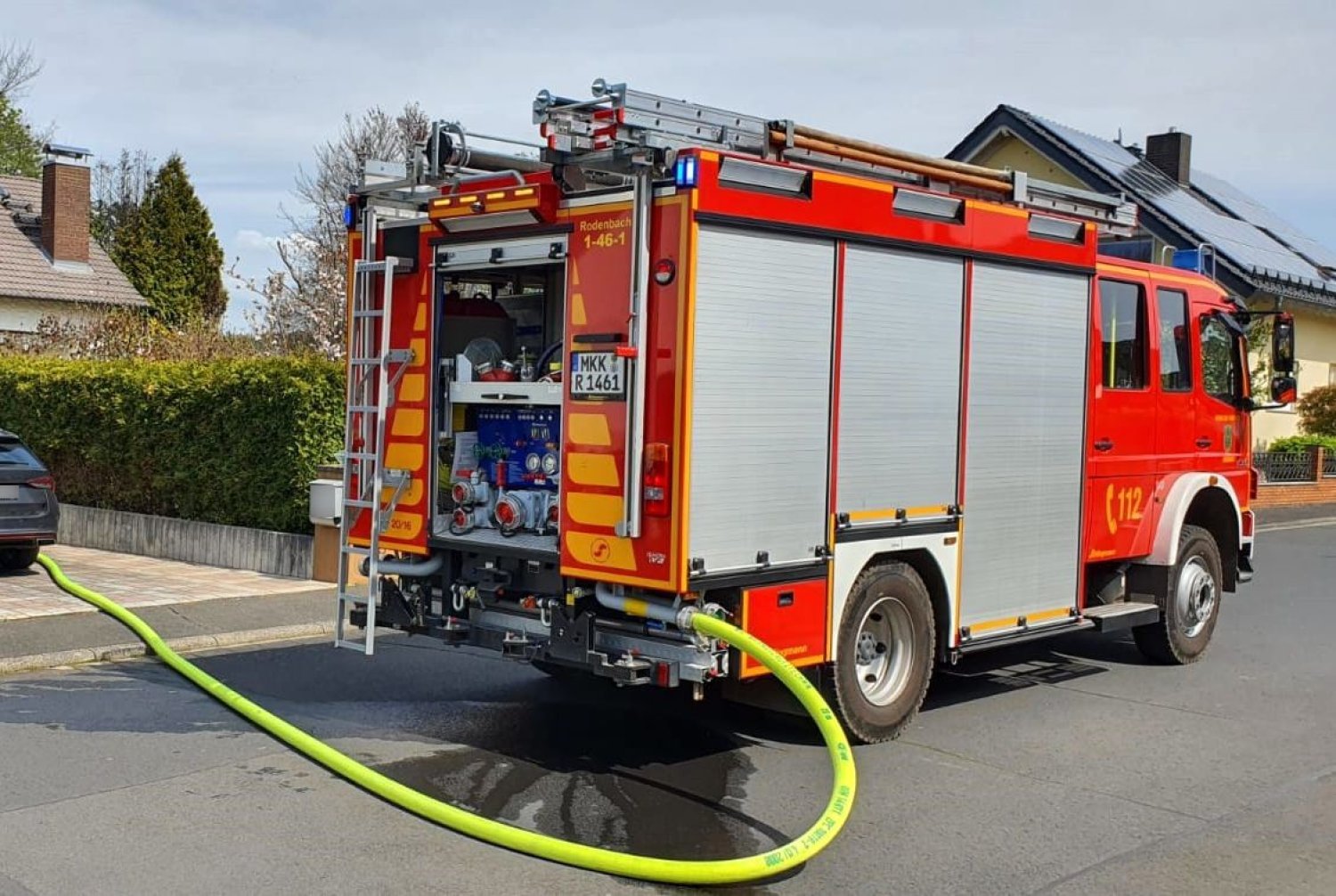 Einsatz für die Feuerwehr am Pfingstmontag in Rodenbach.