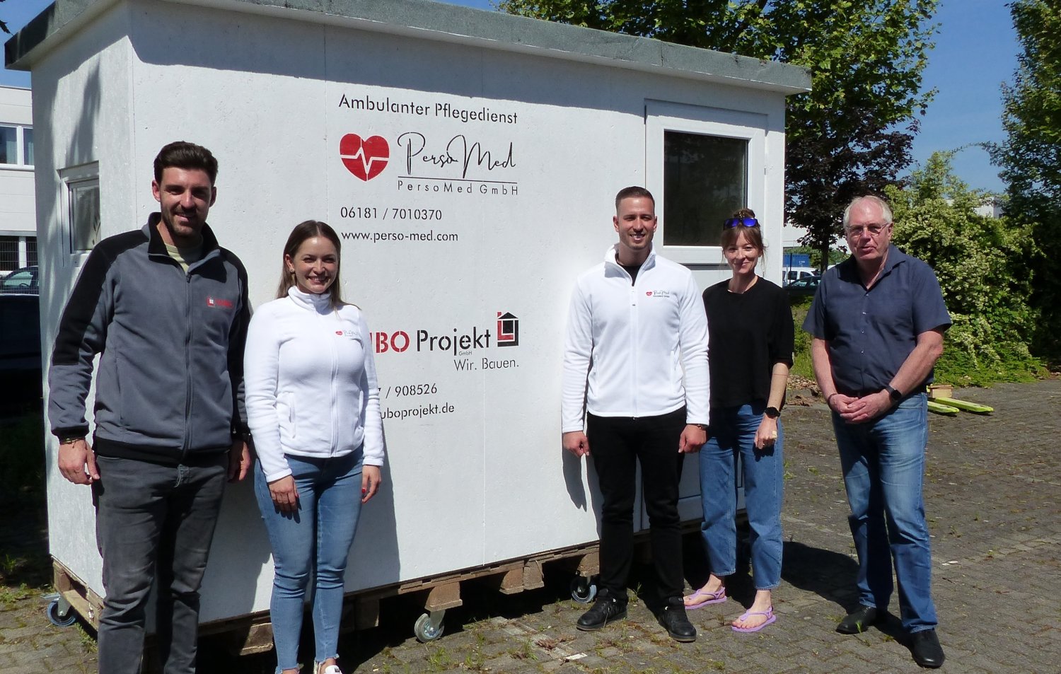 Der Pflegedienst PersoMed GmbH hat in Kooperation mit der LUBO Projekt GmbH der Stadt Maintal ein Little Home spendiert.