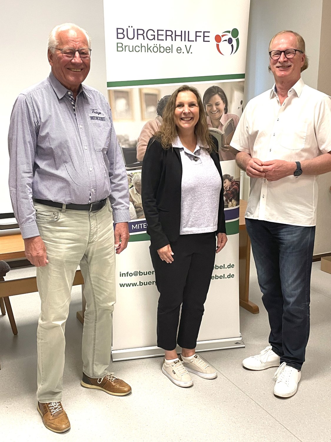 v.l.n.r.: Volker Hirsch, Claudia Jost, Joachim Rechholz