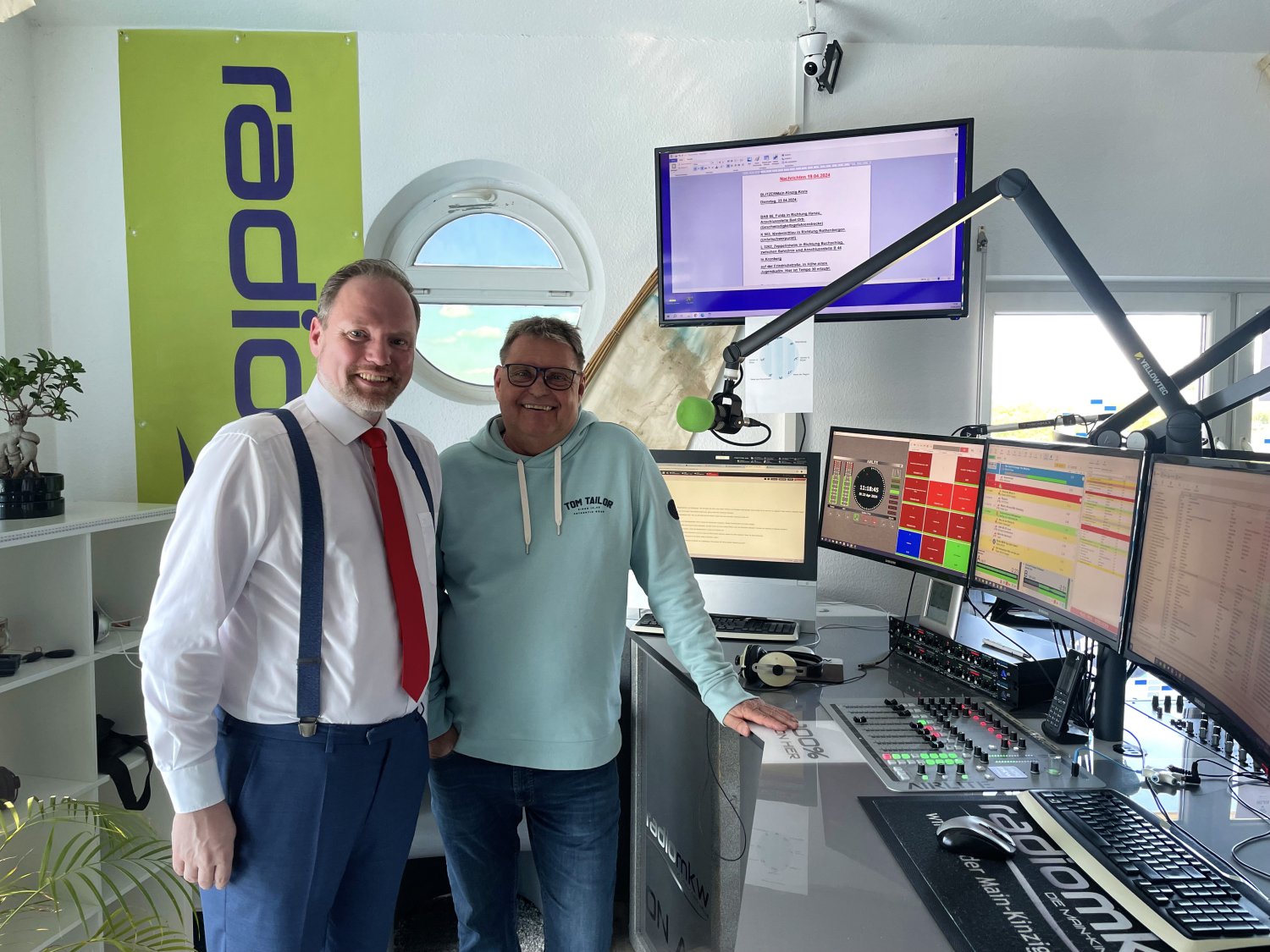 Christian Litzinger war in der Morning Show bei Radio MKW zu Gast.