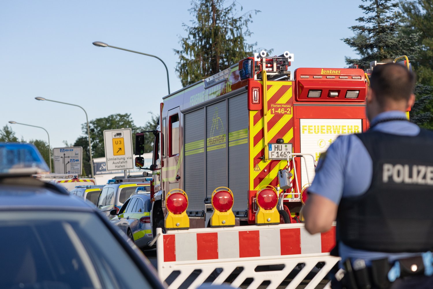 Am Nachmittag des Dienstags wurde in Hanau bei Sondierungsarbeiten eine 250 Kilogramm schwere Weltkriegsbombe gefunden.