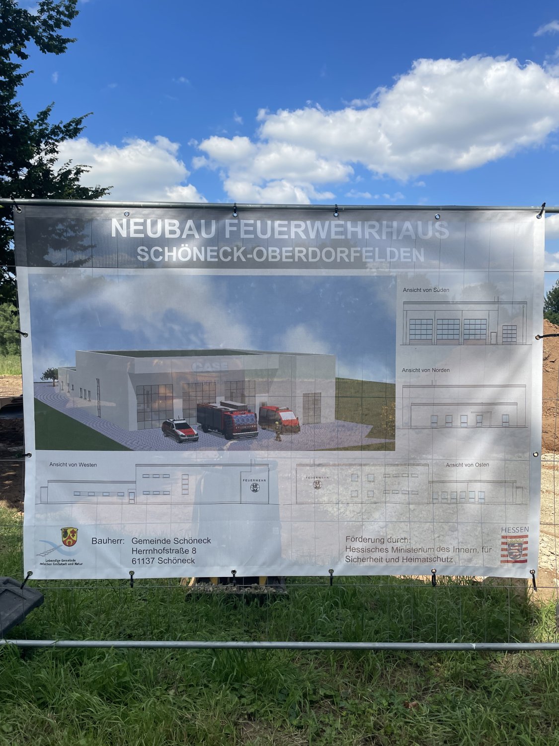 Es wird kein Prachtbau, sondern ein zweckmäßiges, den aktuellen Anforderungen entsprechendes Gebäude für die Unterbringung der Einsatzabteilung Oberdorfelden.