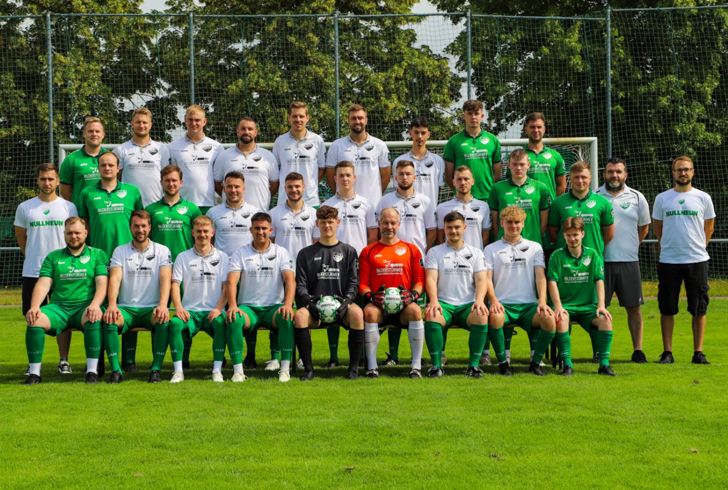 Der Kader des VfR 09 Meerholz in der Saison 2024/25.