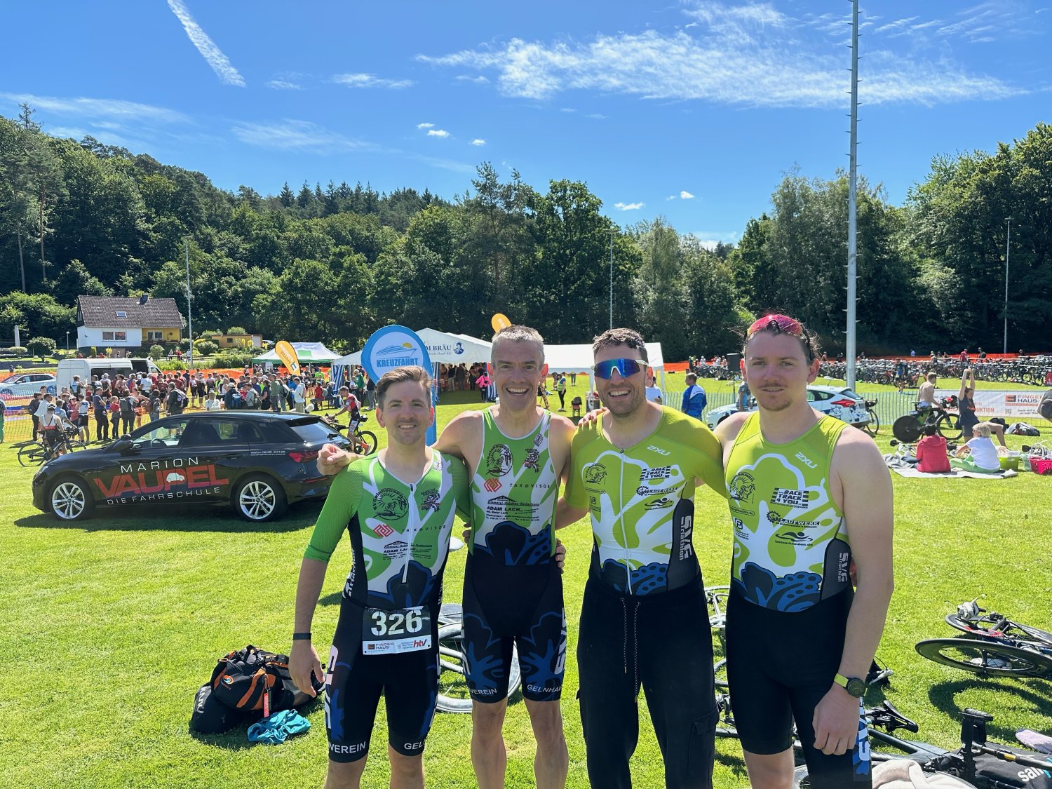 v.l.: Hartmann, Clare, Burkhard, Ottmann