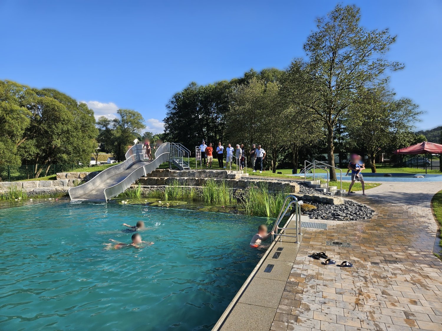 Das Naturbad hat seit dieser Woche täglich von 10 bis 19 Uhr geöffnet.