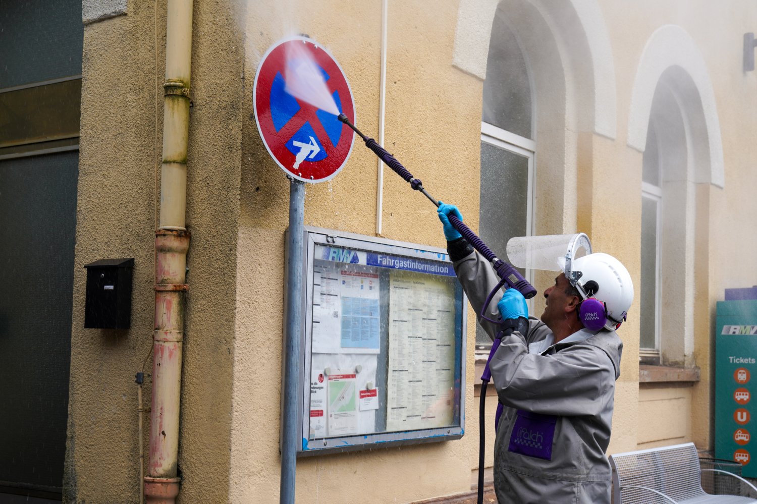 Der Bahnhof in Schlüchtern wurde ordentlich auf Vordermann gebracht.