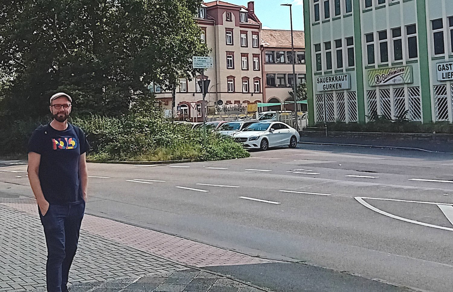 Straßensozialarbeiter Marius Kümmel freut sich auf interessierte Teilnehmer am Tag der Wohnungslosen.