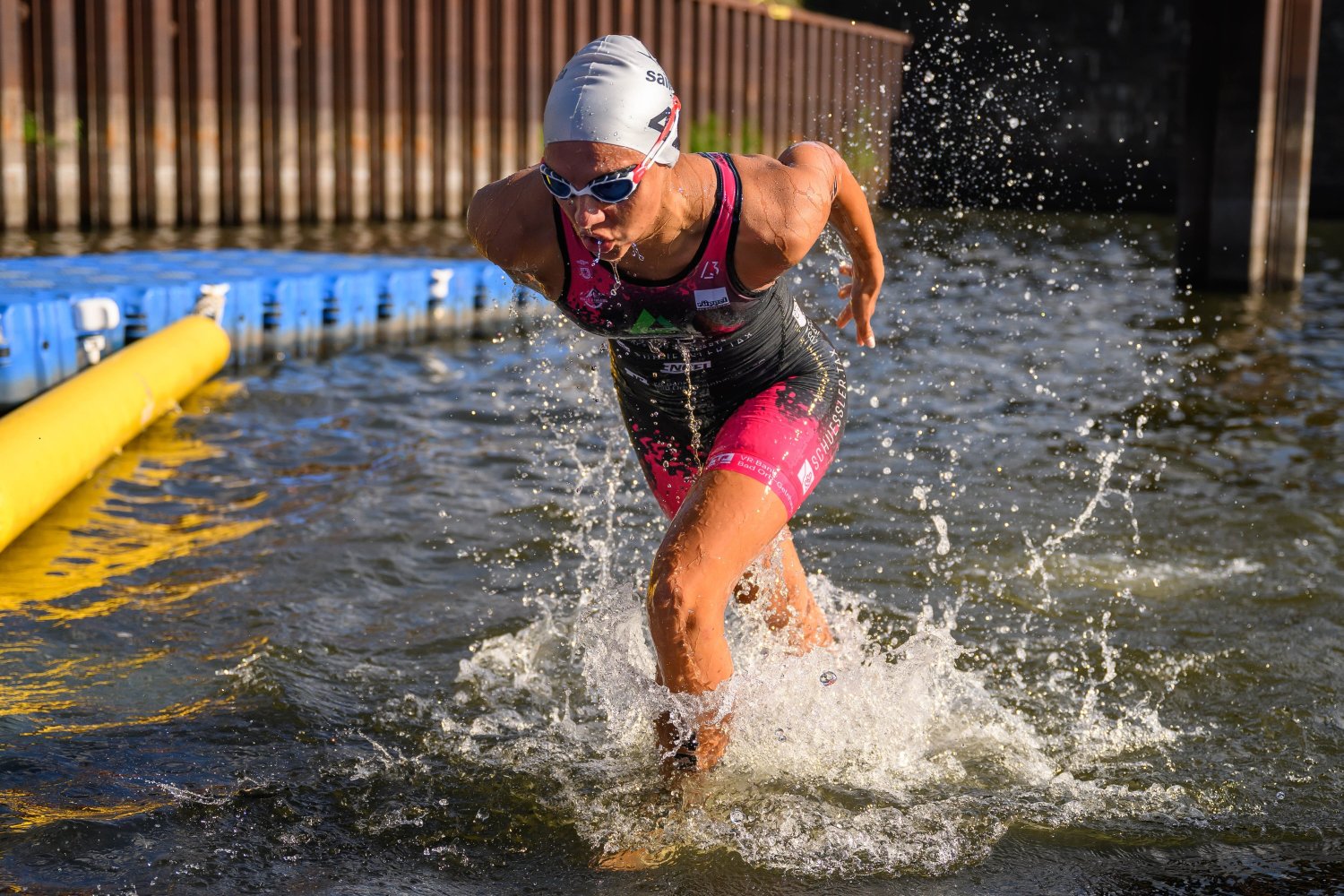 Mit Olympiasiegerin in einem Rennen