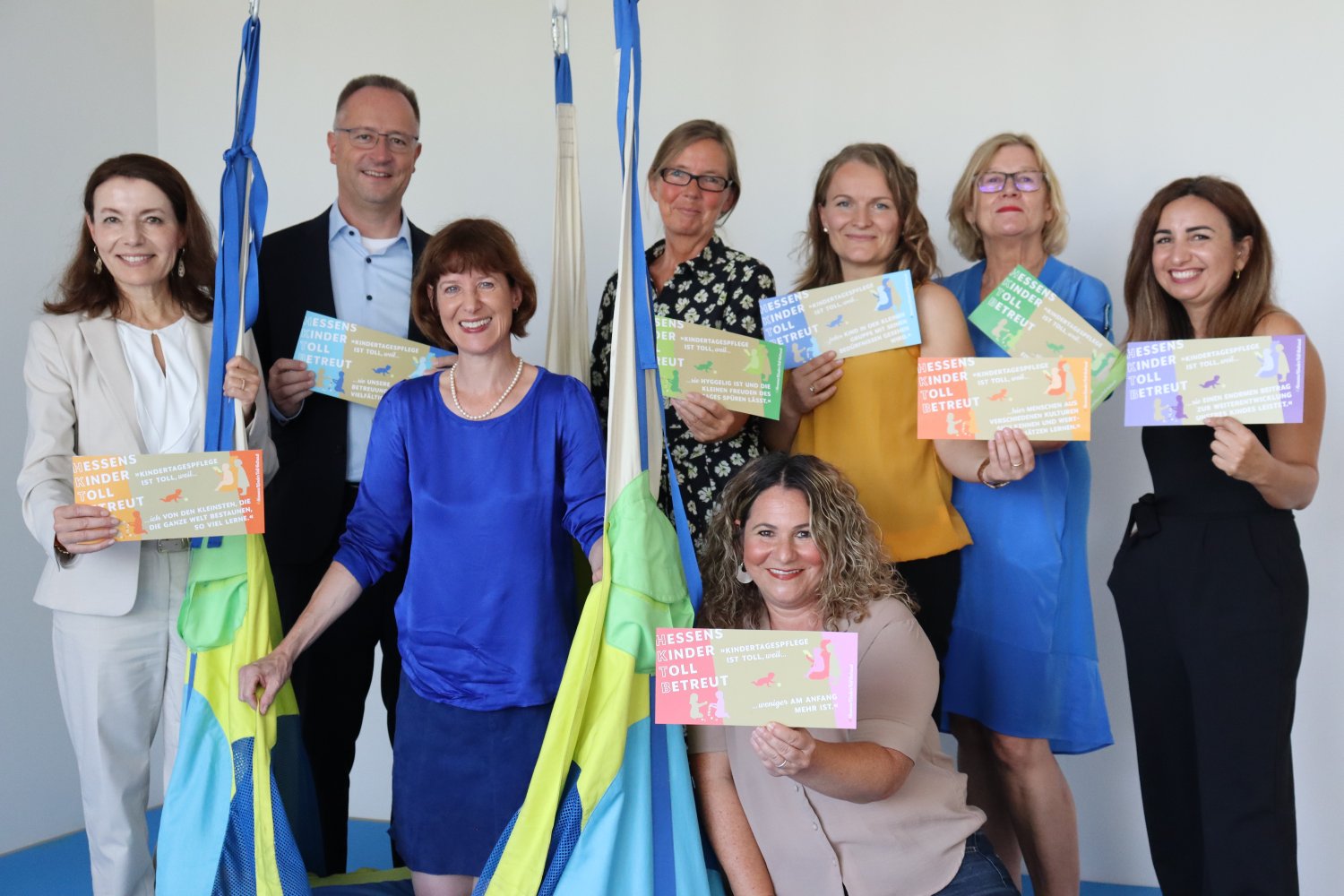 Ministerin besucht Team des Hessischen KinderTagespflegeBüros in Maintal