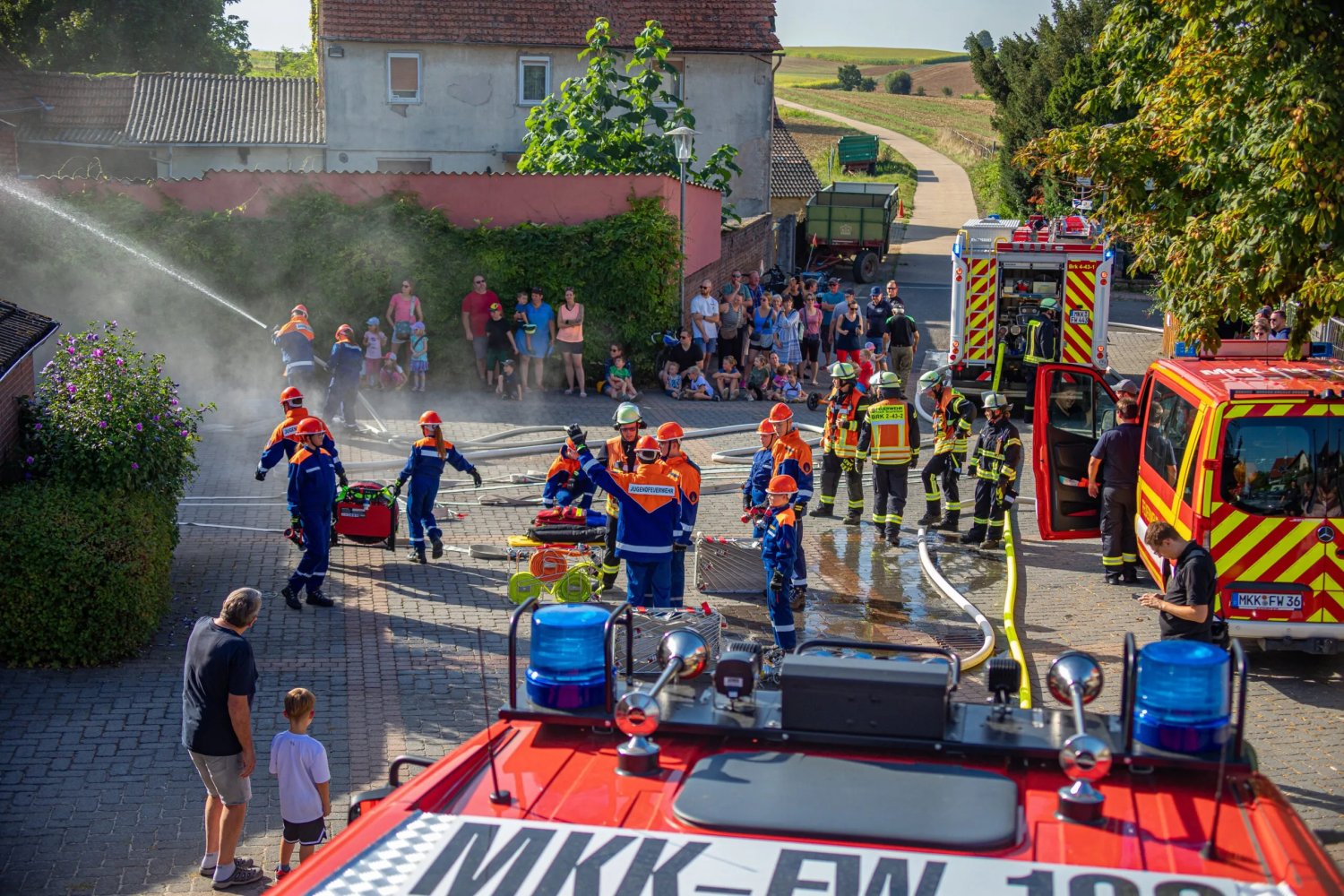 Die 24 Stunden dauernde Übung aller Bruchköbeler Stadtjugendfeuerwehren am letzten Wochenende war aus Sicht der Jugendwarte ein voller Erfolg.