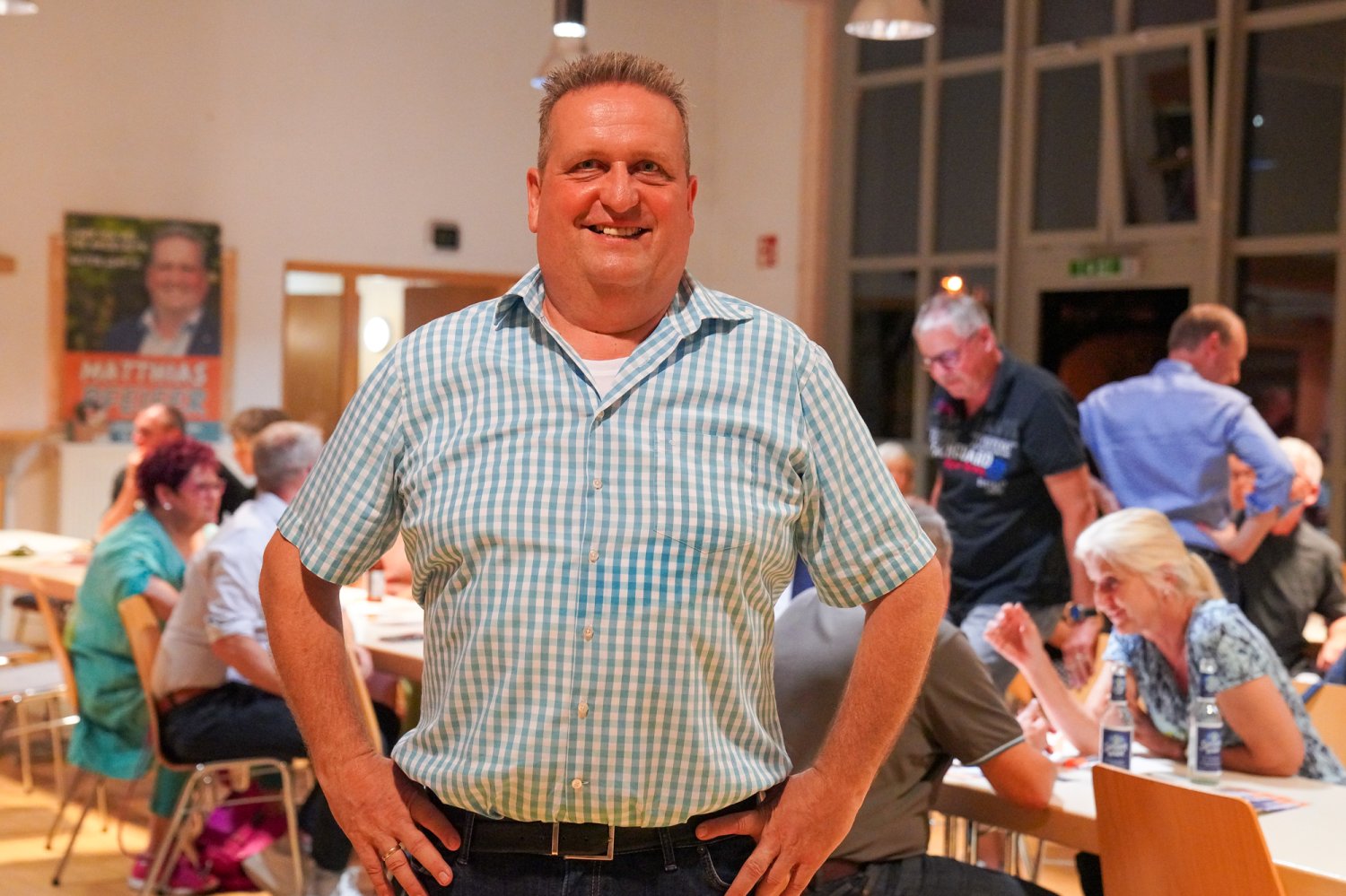 Amtsinhaber Matthias Pfeifer strebt eine hohe Wahlbeteiligung und ein gutes Ergebnis am 13. Oktober an.