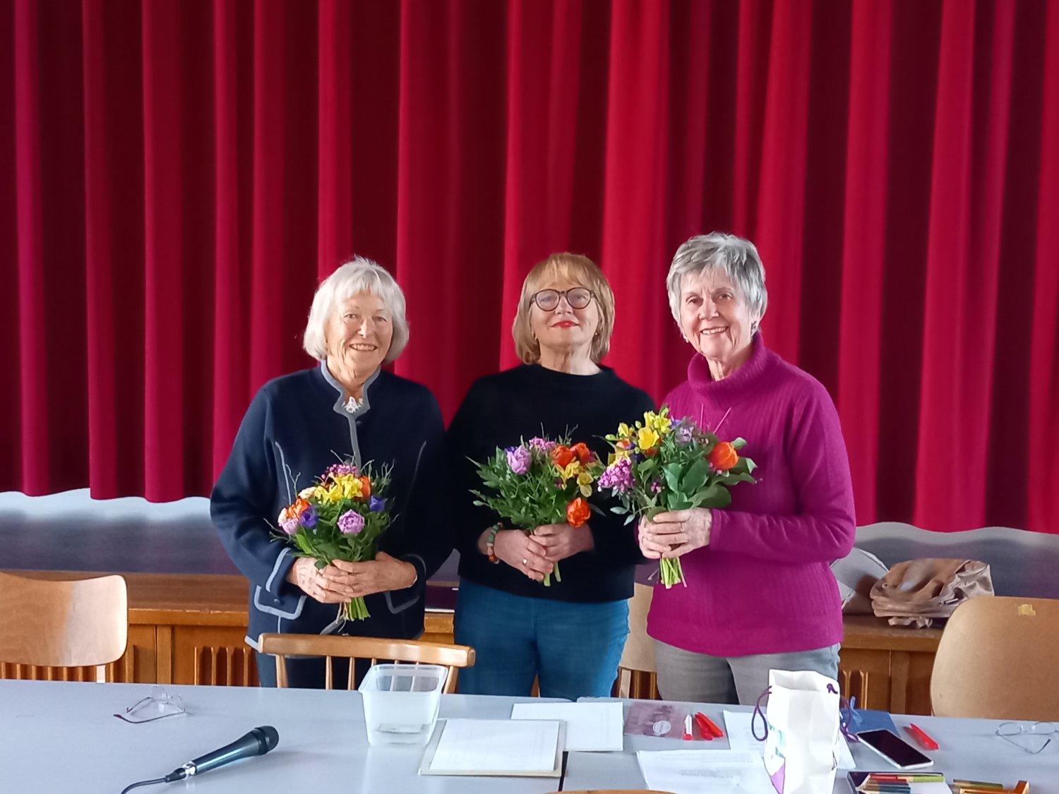 Ilse Schulz, Ute Riege und Maria Kalms (von links) leiten den Kulturtreff.