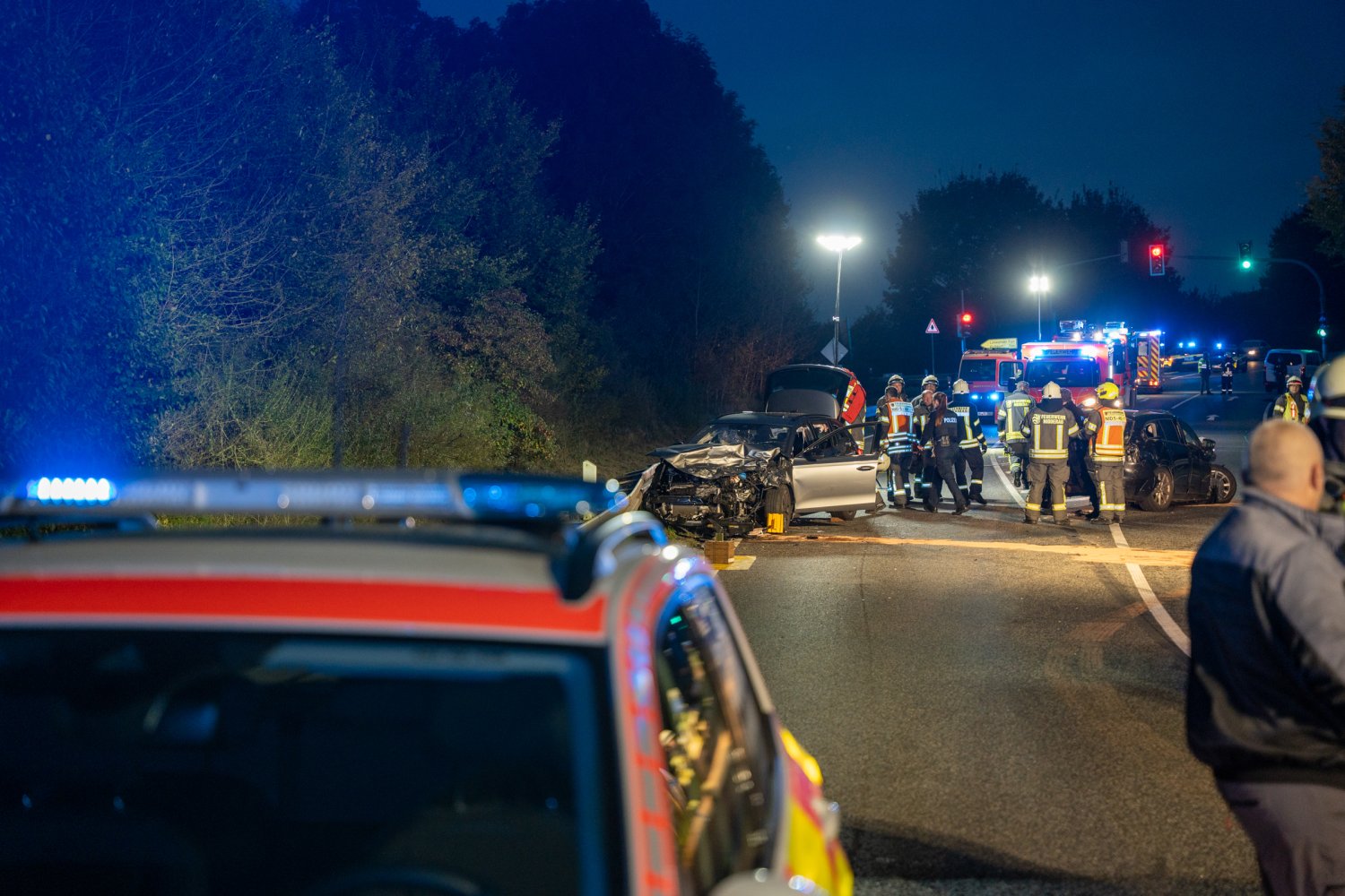 Schwerer Unfall auf B45 bei Nidderau