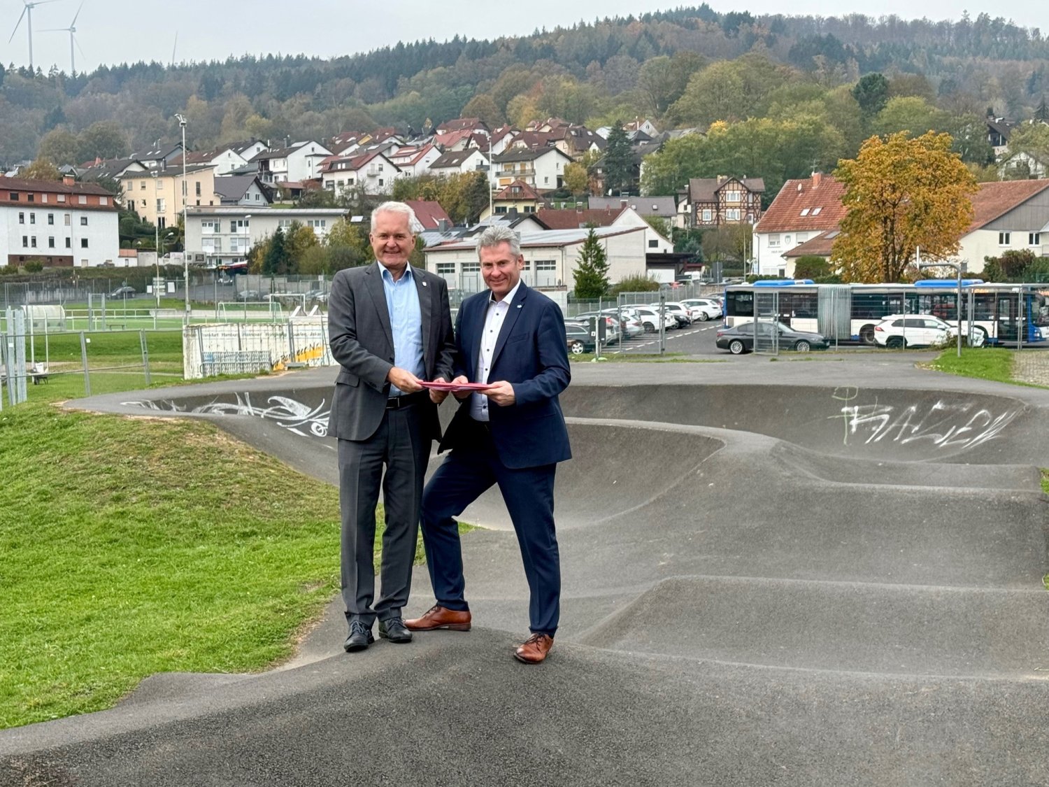 Am Mehrgenerationensportpark entsteht ein innovativen Freizeitangebot