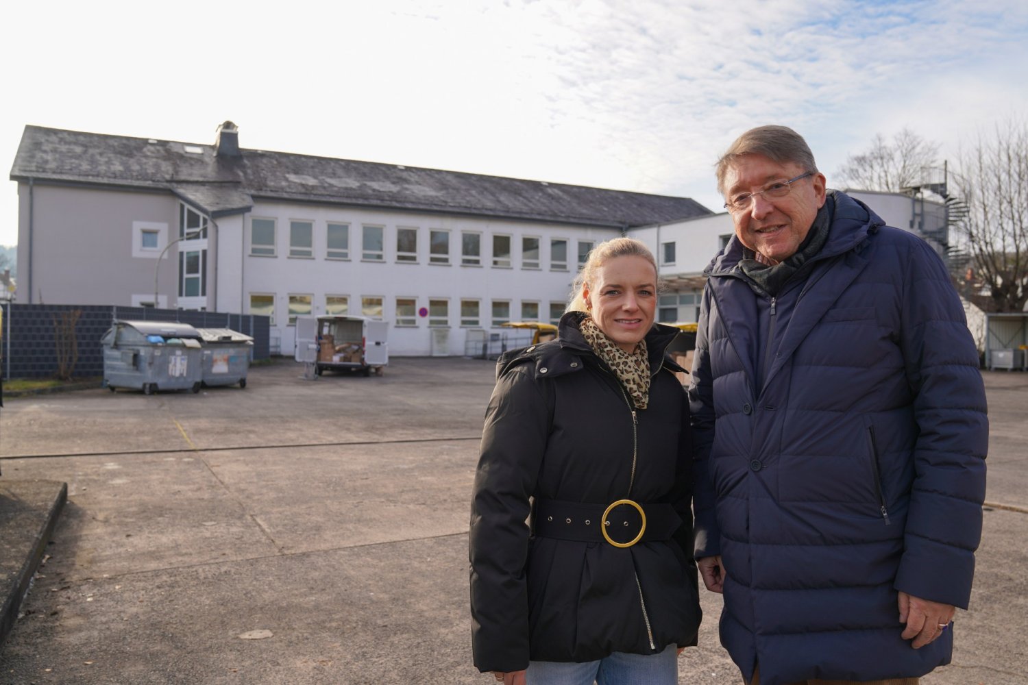 Architekt Carsten Kulbe sowie Tochter und Architektin Katharina Jürgensen wollen im Herzen Schlüchterns preisgünstiges Wohnen ermöglichen.