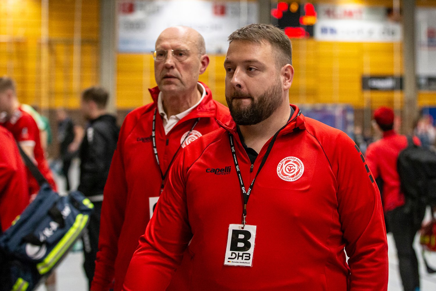 Hauptverantwortlich für den aktuellen Höhenflug sind Cheftrainer Matthias Geiger (re.) und Headcoach Sergej Budanow.