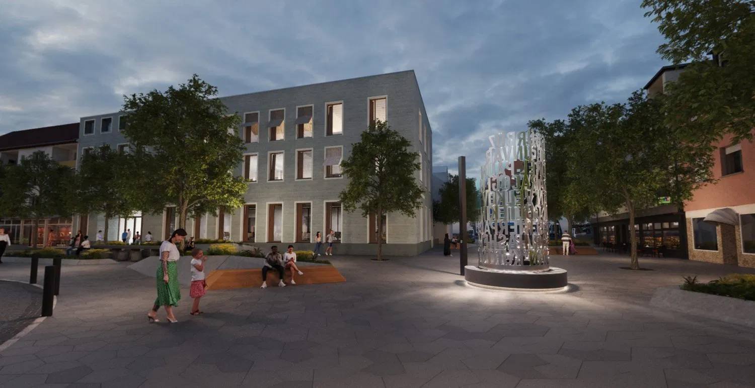 Das Mahnmal für Opfer des Anschlags in Hanau soll am Kanaltorplatz errichtet werden.