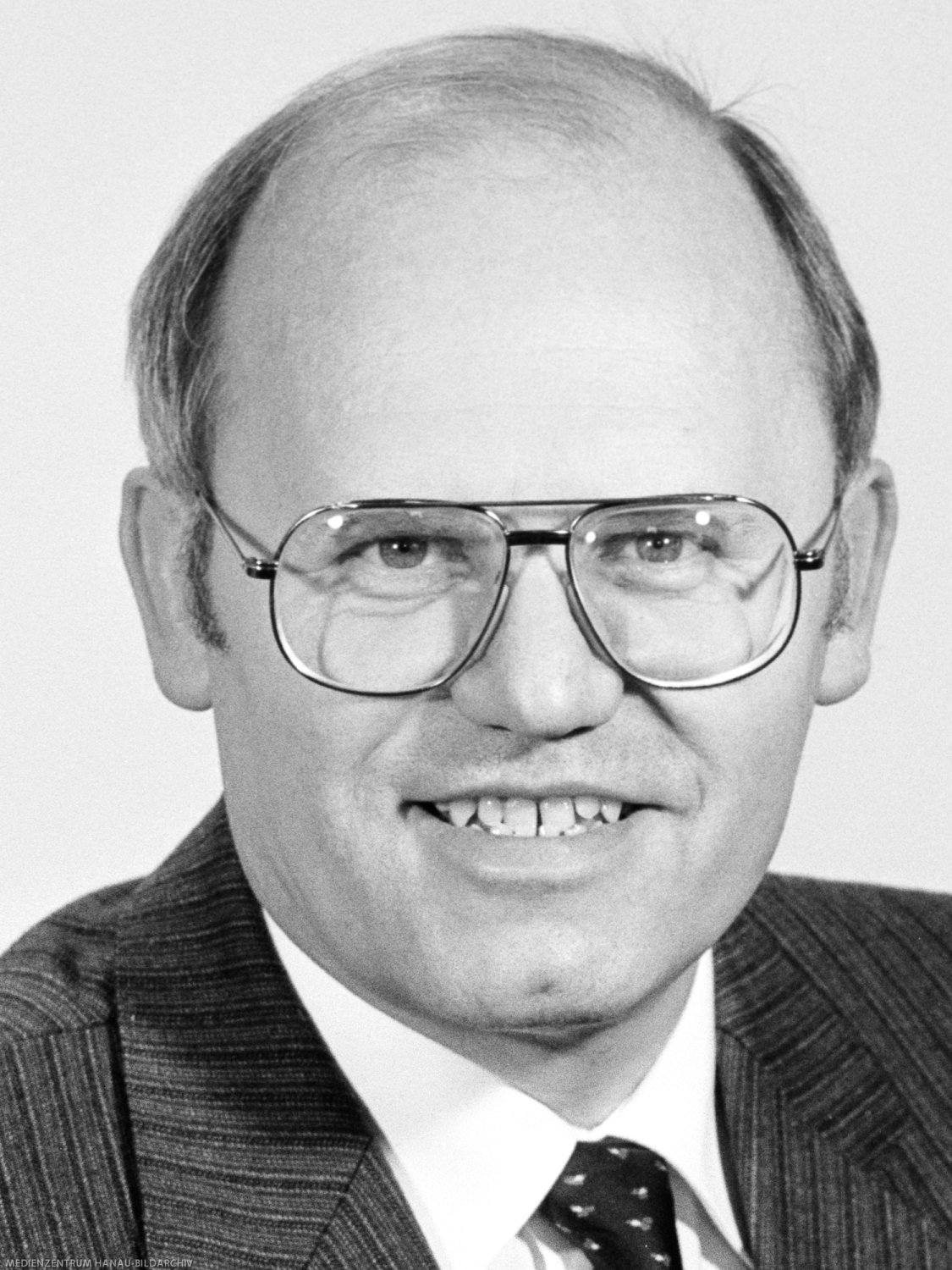 Portrait vom damaligen Oberbürgermeister Helmut Kuhn aus dem Jahr 1984 .