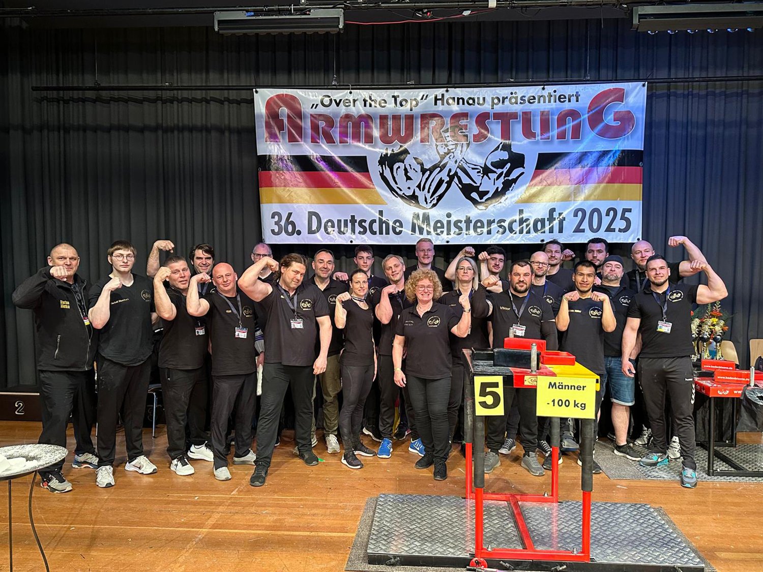Die Deutsche Meisterschaft der Armwrestler in der Erlensee war ein voller Erfolg.