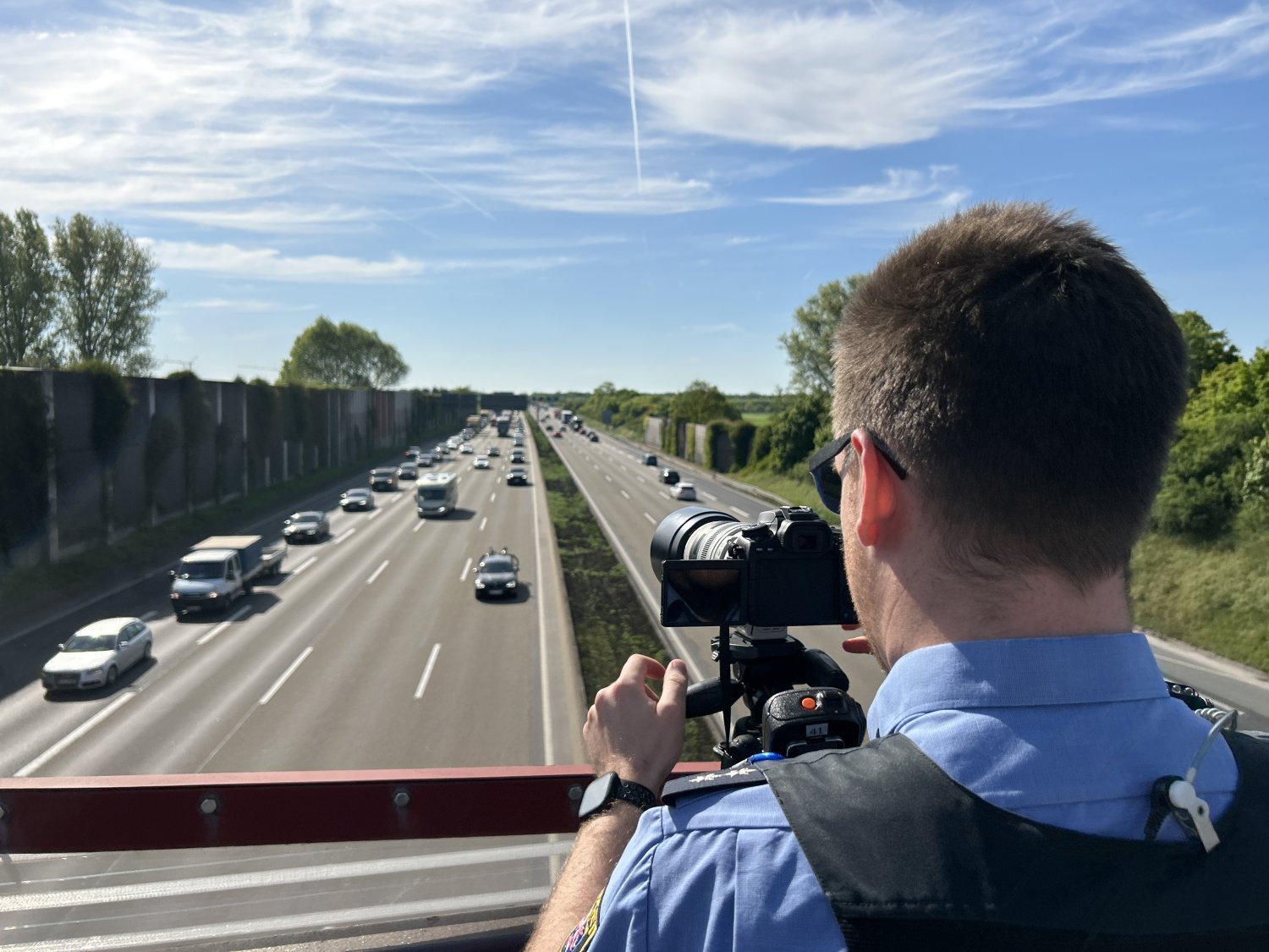An der Anschlussstelle Hanau auf der Autobahn 3 wurde am Dienstagnachmittag kontrolliert.