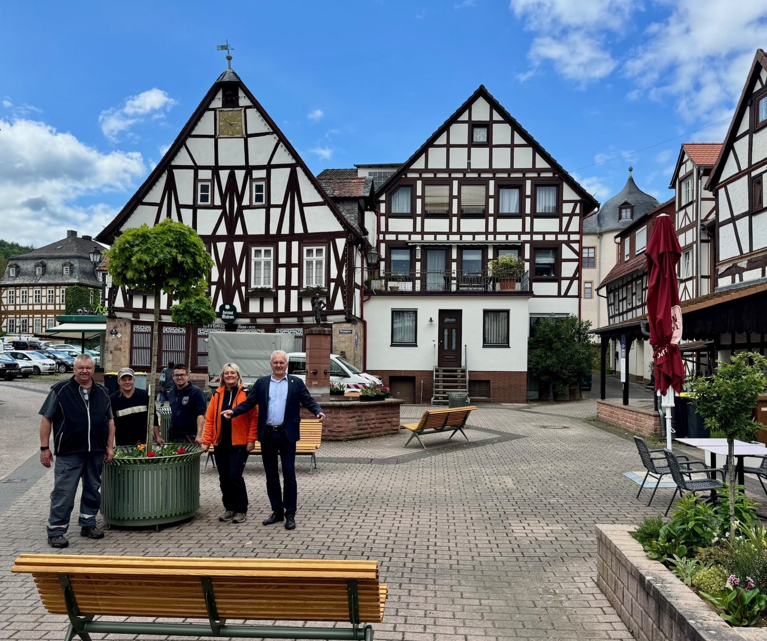 Ein kleines „Wohnzimmer“ mitten in der historischen Stadt.
