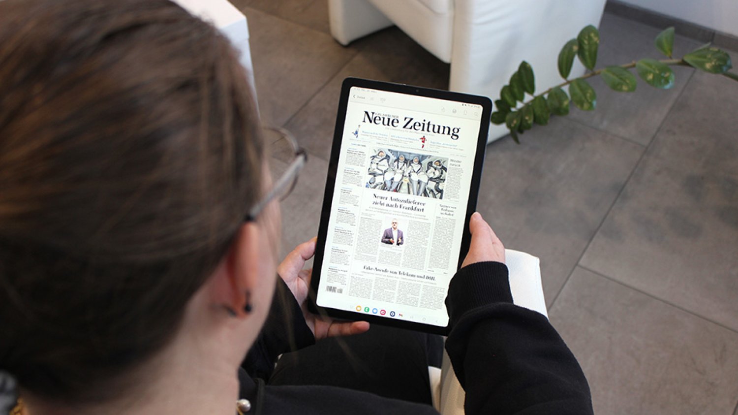 Mit dem Kombi-Abo der Gelnhäuser Neuen Zeitung lesen Sie die neueste Ausgabe ihrer Tageszeitung bequem auf Ihrem neuen Tablet.